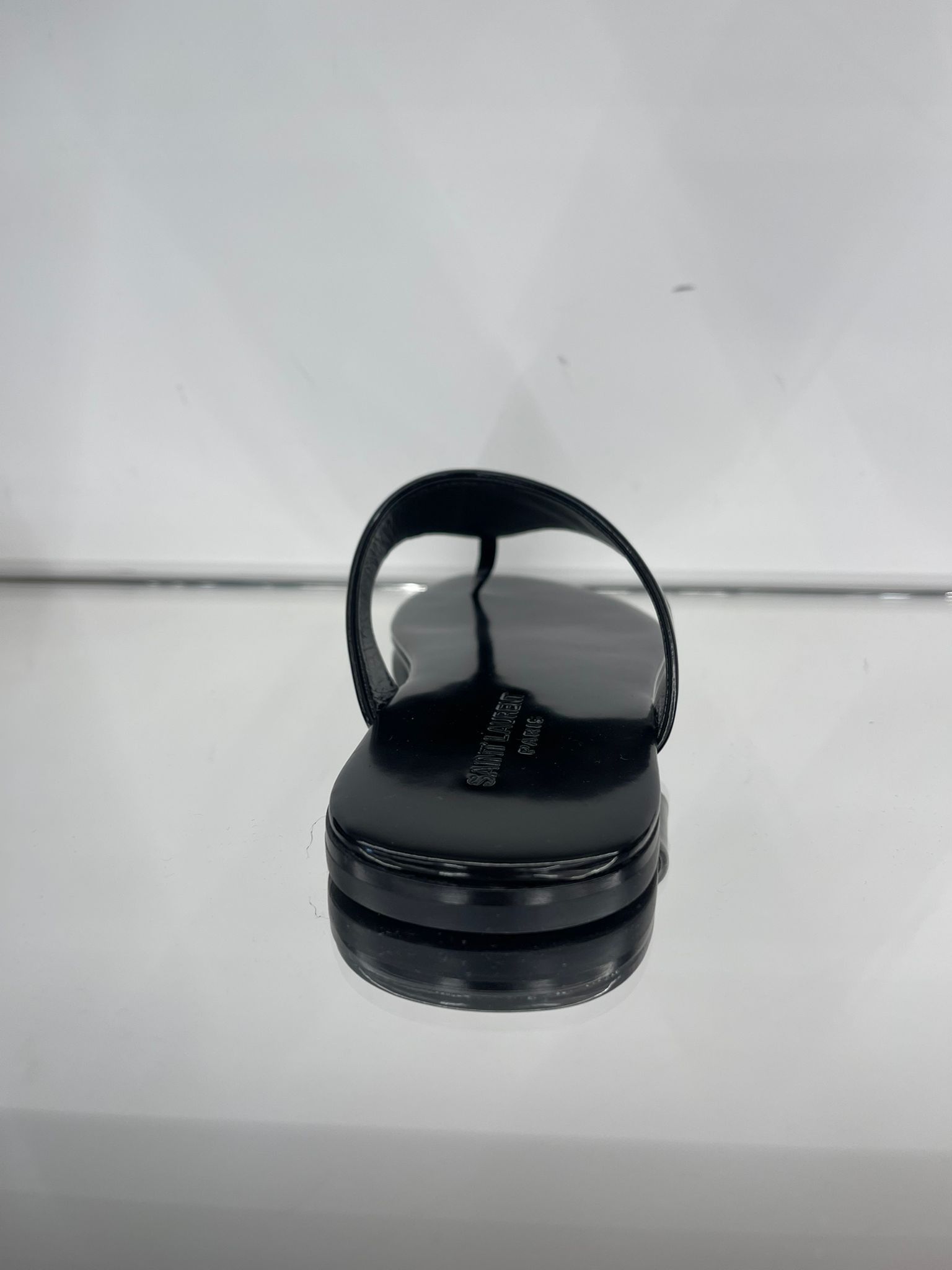 Saint Laurent Paris KOUROS sandals in glazed leather Size US 10 / EU 43 - 4 Thumbnail