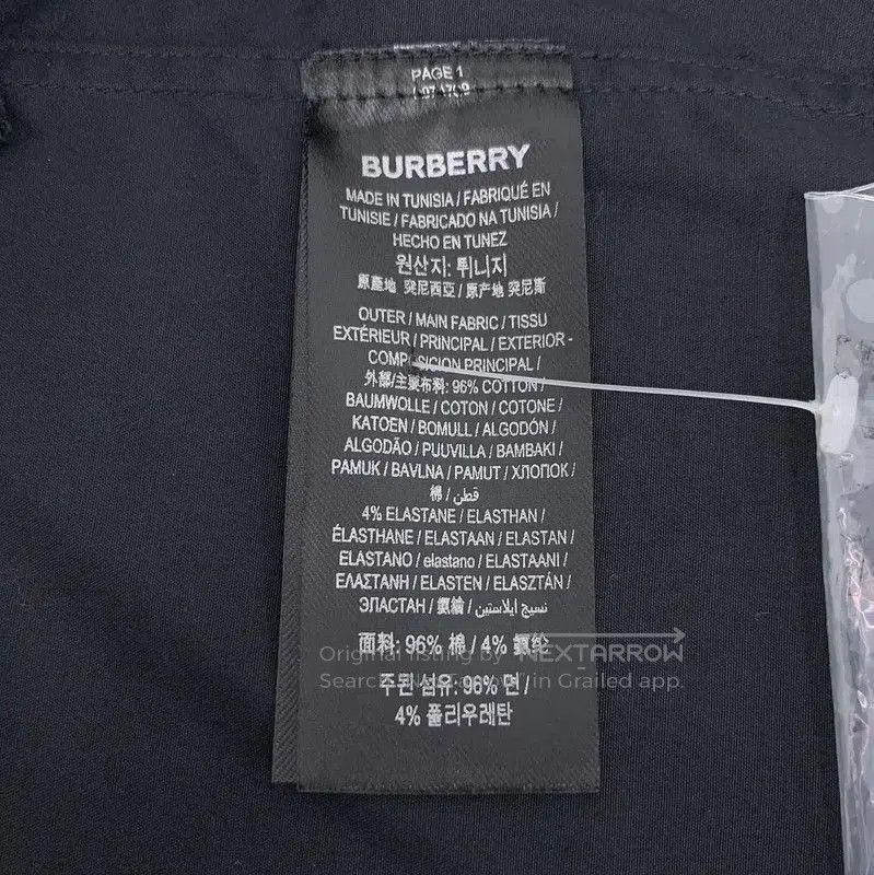 Burberry Burberry Women's Black Cotton Long Sleeve Shirt. Size XS / US 0-2 / IT 36-38 - 6 Thumbnail