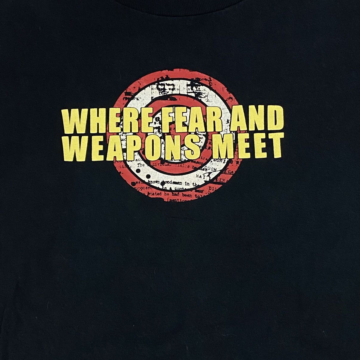 Band Tees Vintage Y2K hardcore punk band where fear and weapons meet Size US M / EU 48-50 / 2 - 2 Thumbnail