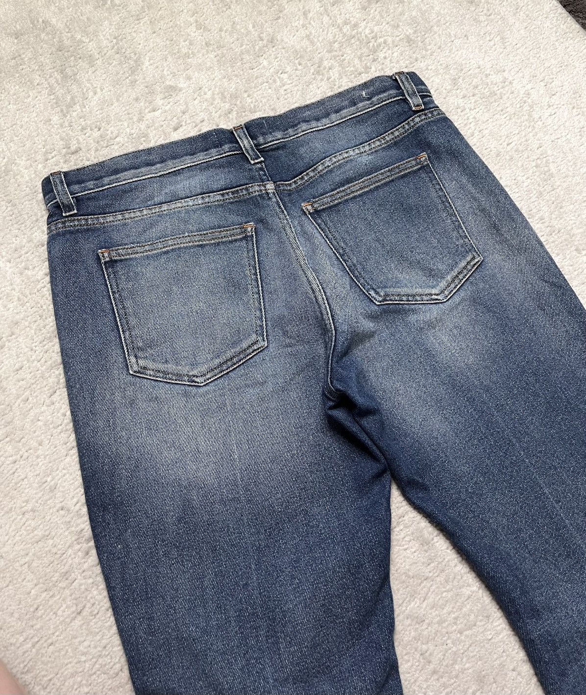 Acne Studios Vintage Blue Acne Studio Straight Leg Jeans Trash Ripped Size 29" - 5 Thumbnail