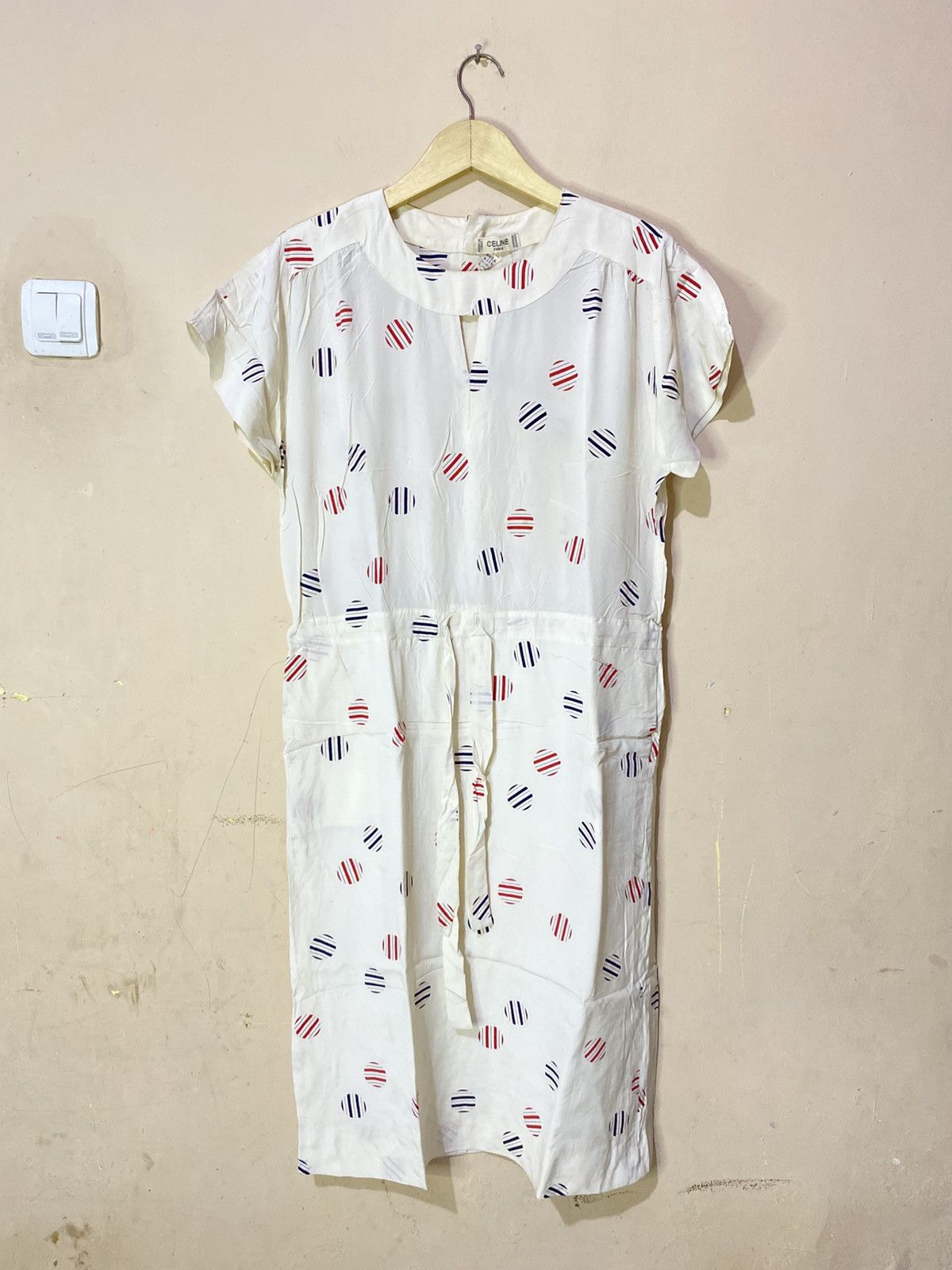 Celine 80s Vintage Celine Silk Dress Size S / US 4 / IT 40 - 1 Thumbnail