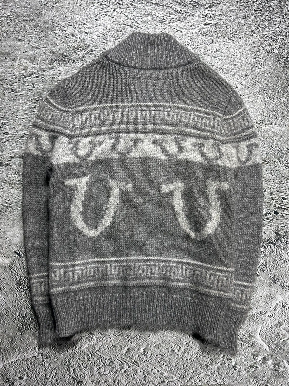 True Religion True Religion vintage grey zip sweater Y2K alpaca merino Size US M / EU 48-50 / 2 - 8 Thumbnail