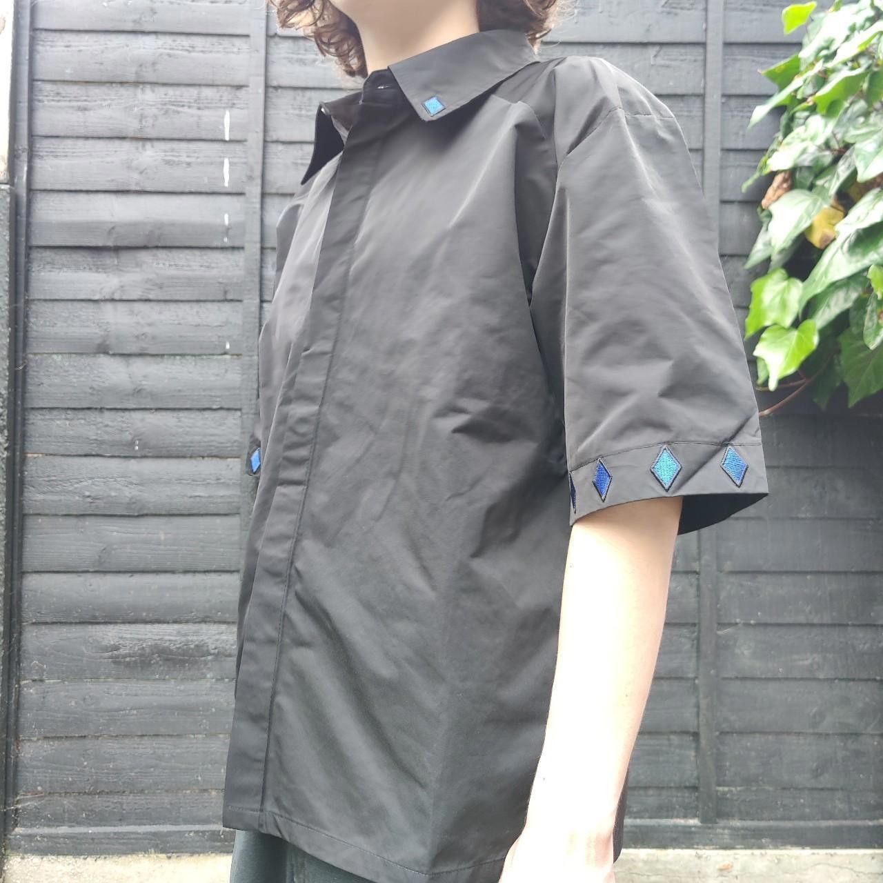 Other Japanese Black Boxy Diamond Embroidery Shirt Size US M / EU 48-50 / 2 - 2 Thumbnail
