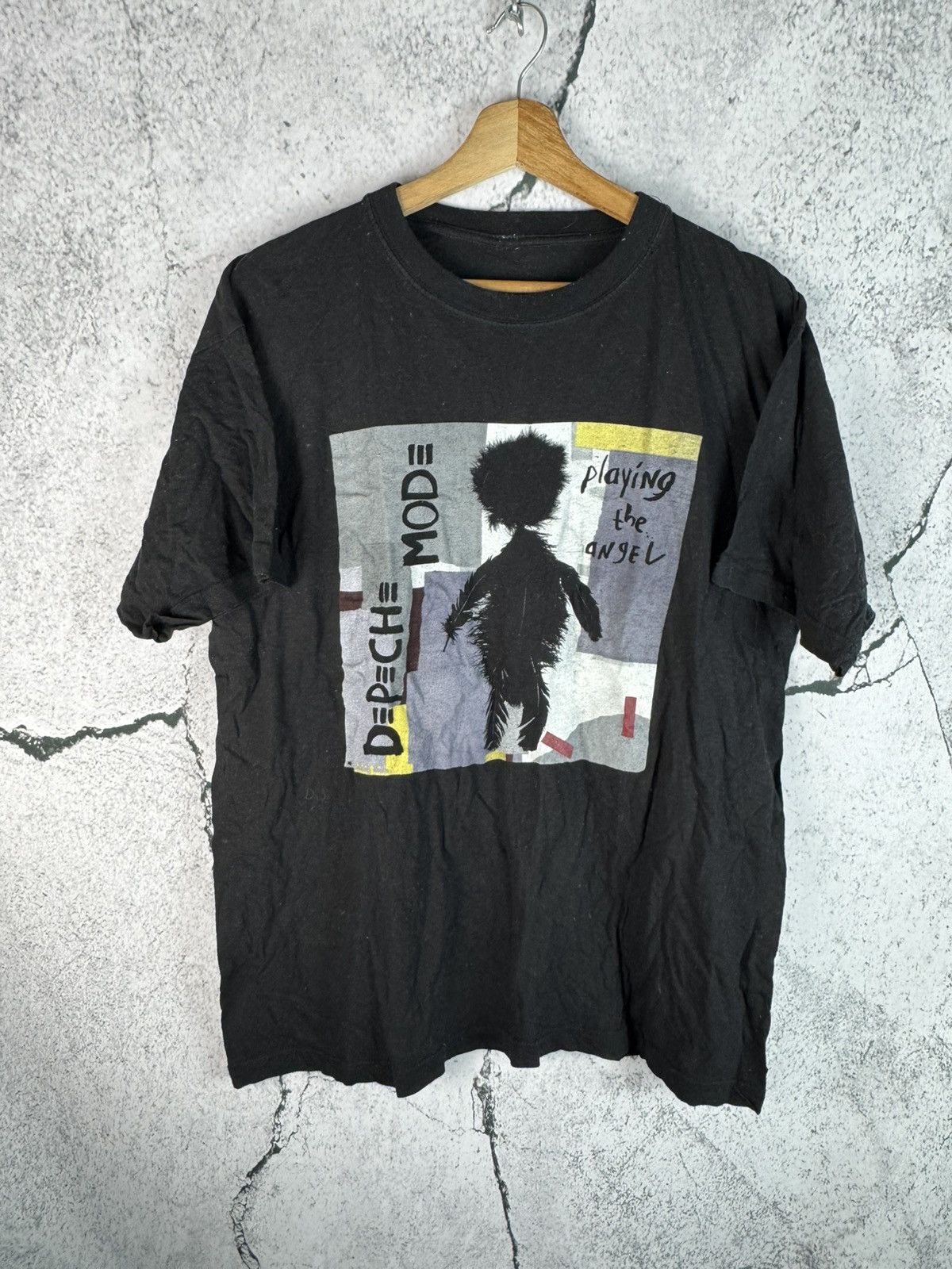 Vintage 90s Vintage Depeche Mode T Shirt Tee EURO TOUR Size US L / EU 52-54 / 3 - 1 Thumbnail
