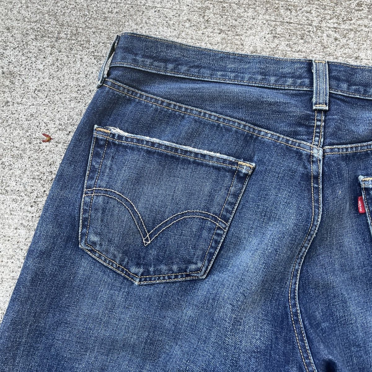 Levi's Vintage Levi’s 501 WPL 423 Mexico Repair Cut Off Jeans Rare Size US 36 / EU 52 - 11 Thumbnail