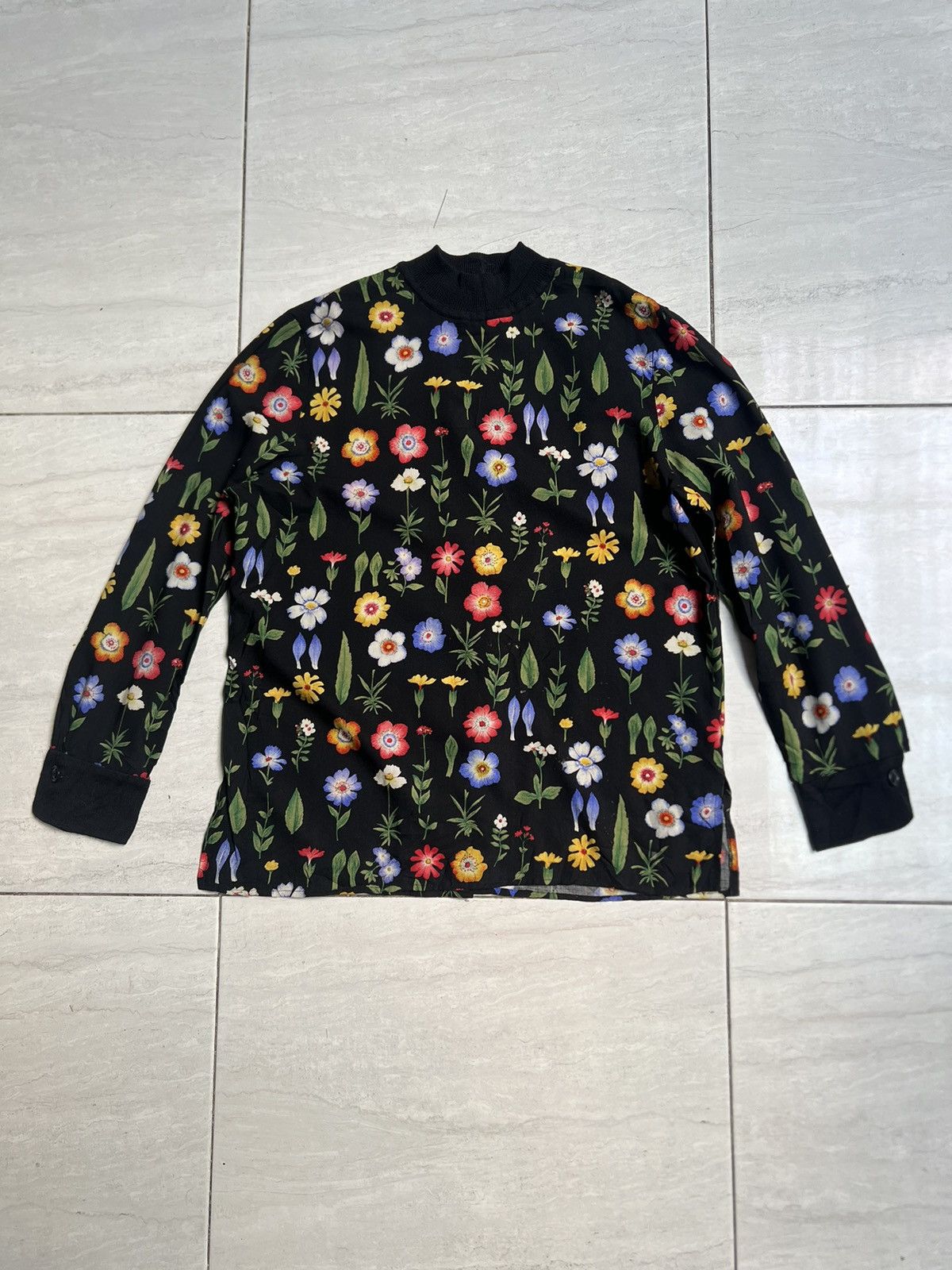 Akris AKRIS Flowers Motive Blouse Size M / US 6-8 / IT 42-44 - 8 Thumbnail