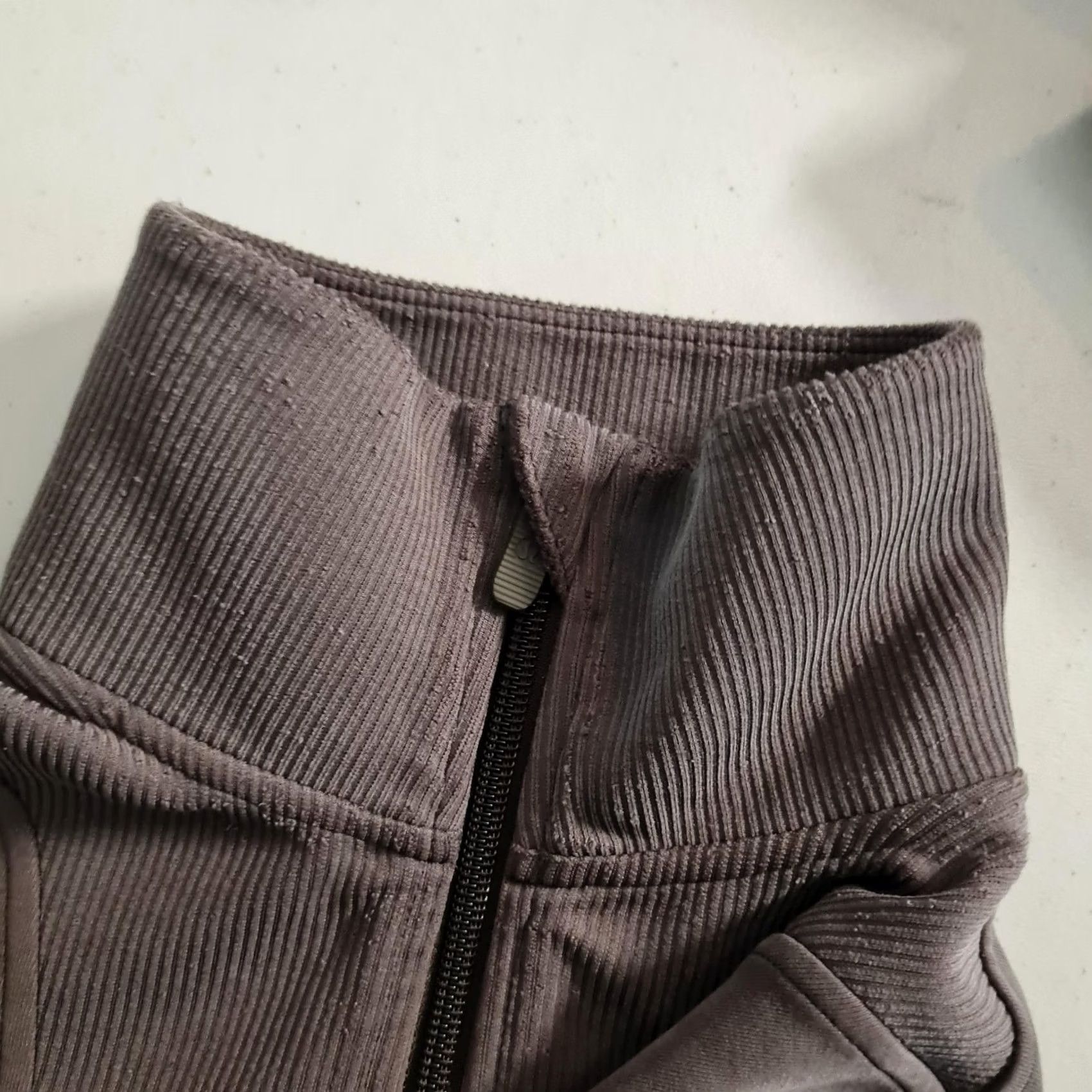 Lululemon Lululemon Sweatshirt Womens 2 Brown Espresso Brushed Softstreme Ribbed Half Zip Pullover Size XS / US 0-2 / IT 36-38 - 3 Thumbnail