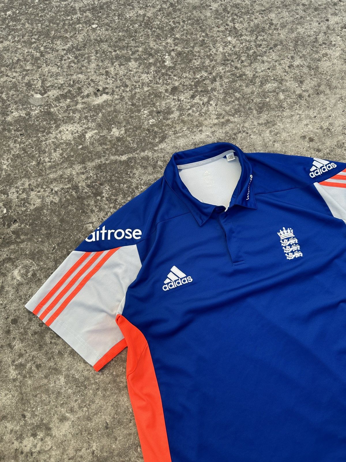 Adidas Vintage Adidas Engalnd Big Logo Cricket Jersey Blokecore 2XL Size US XXL / EU 58 / 5 - 2 Thumbnail