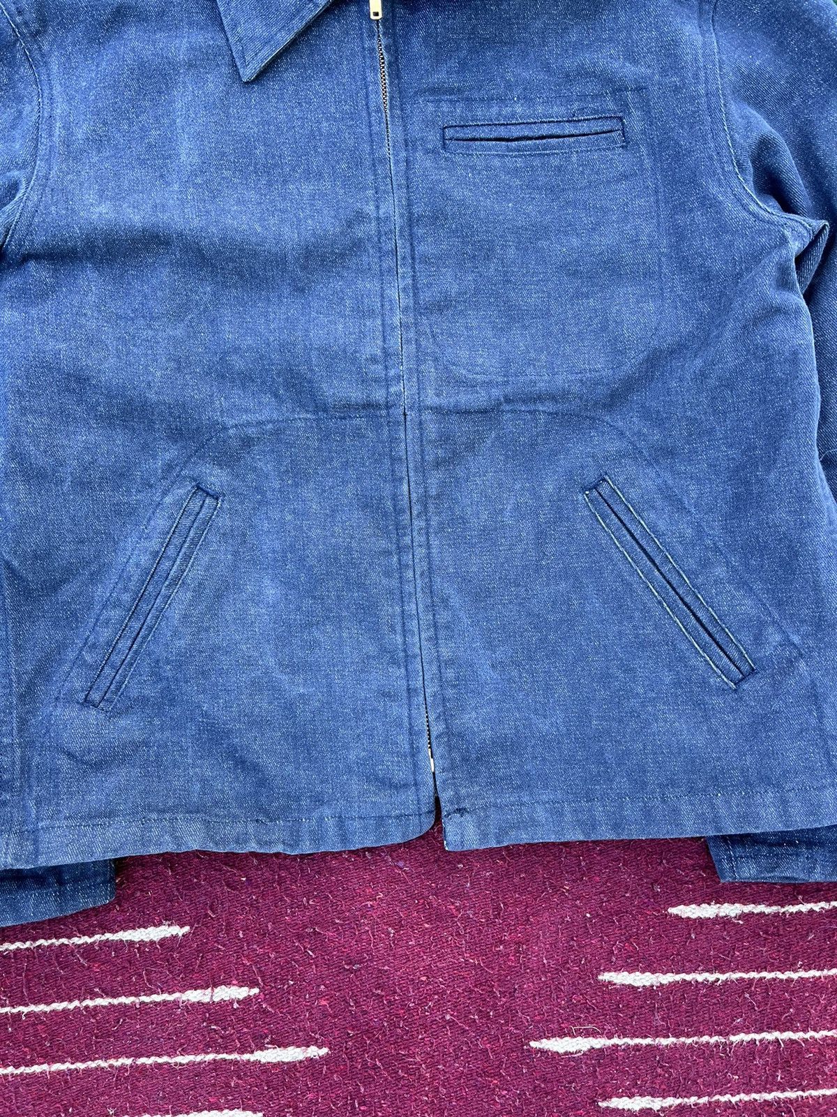 Japanese Brand Vintage 50’s indigo Denim Cropped RARE USN Size US M / EU 48-50 / 2 - 3 Thumbnail