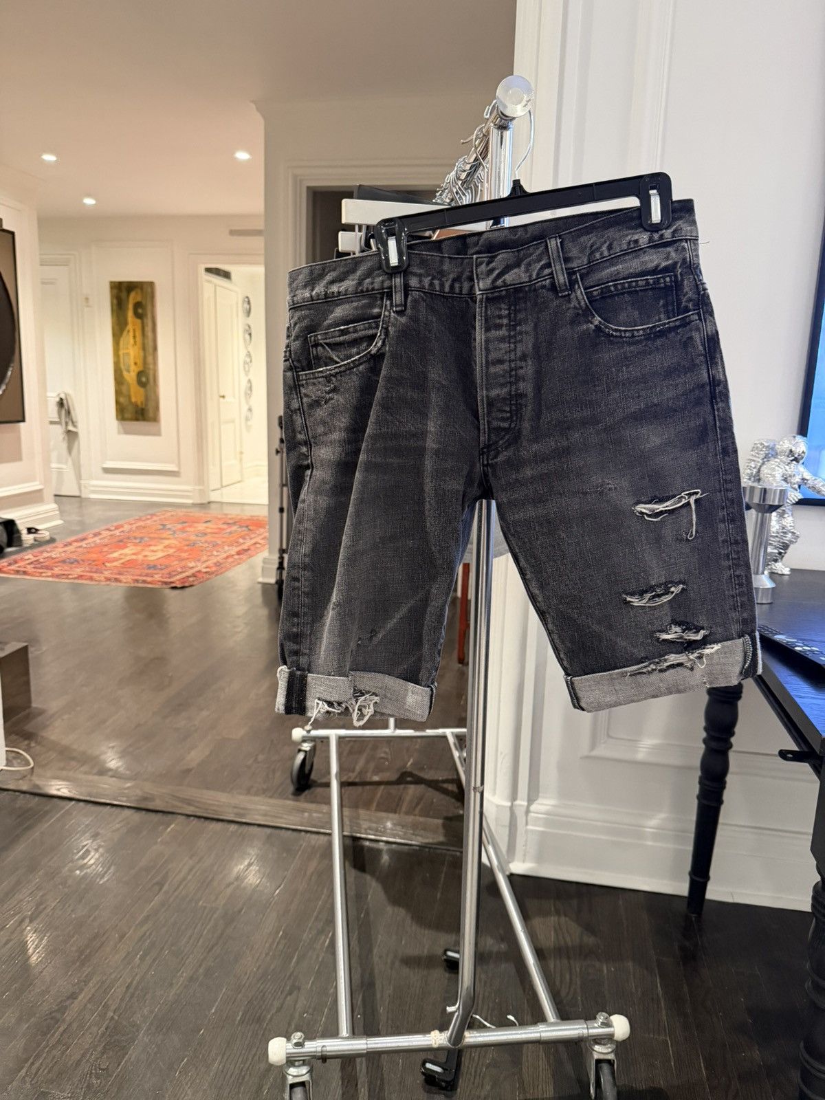 Balmain Balmain Denim Shorts Size US 30 / EU 46 - 1 Thumbnail