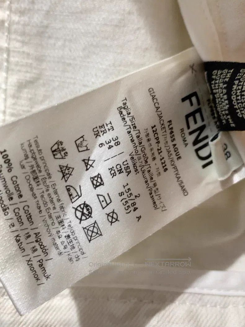 Fendi Printed Jacket, 100% Cotton