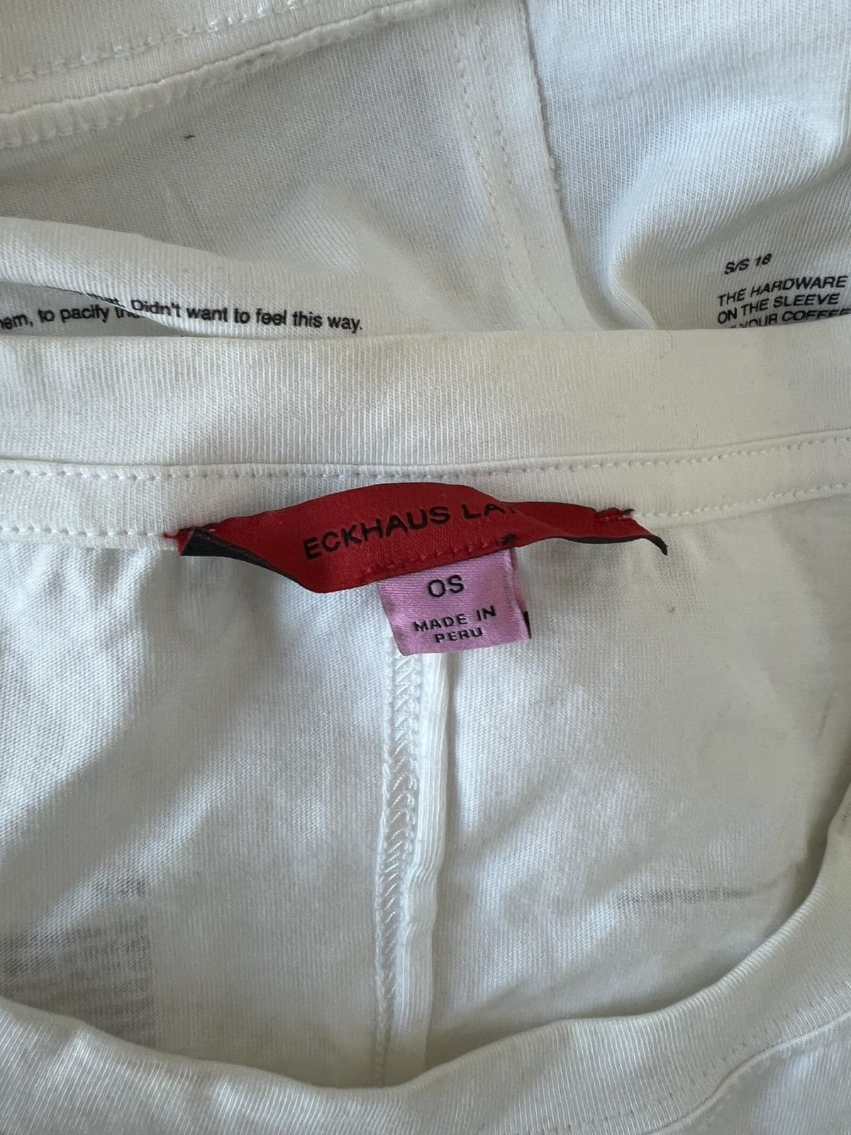 Eckhaus Latta Runway Show Invite T Shirt Size US L / EU 52-54 / 3 - 3 Thumbnail