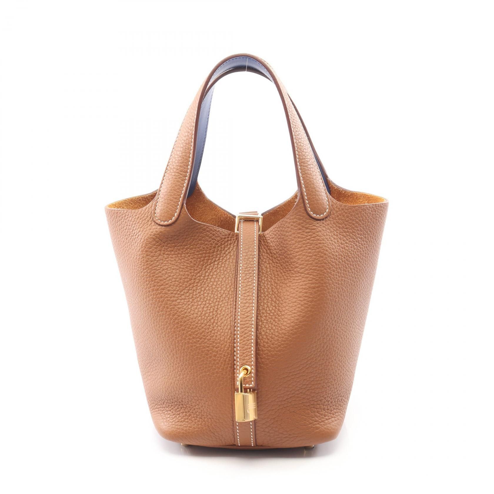 Hermes Hermes Hermes Picotin Lock PM Eclat Taurillon Clemence Handbag Leather Handbag B DUTY FREE for USA Size ONE SIZE - 1 Thumbnail