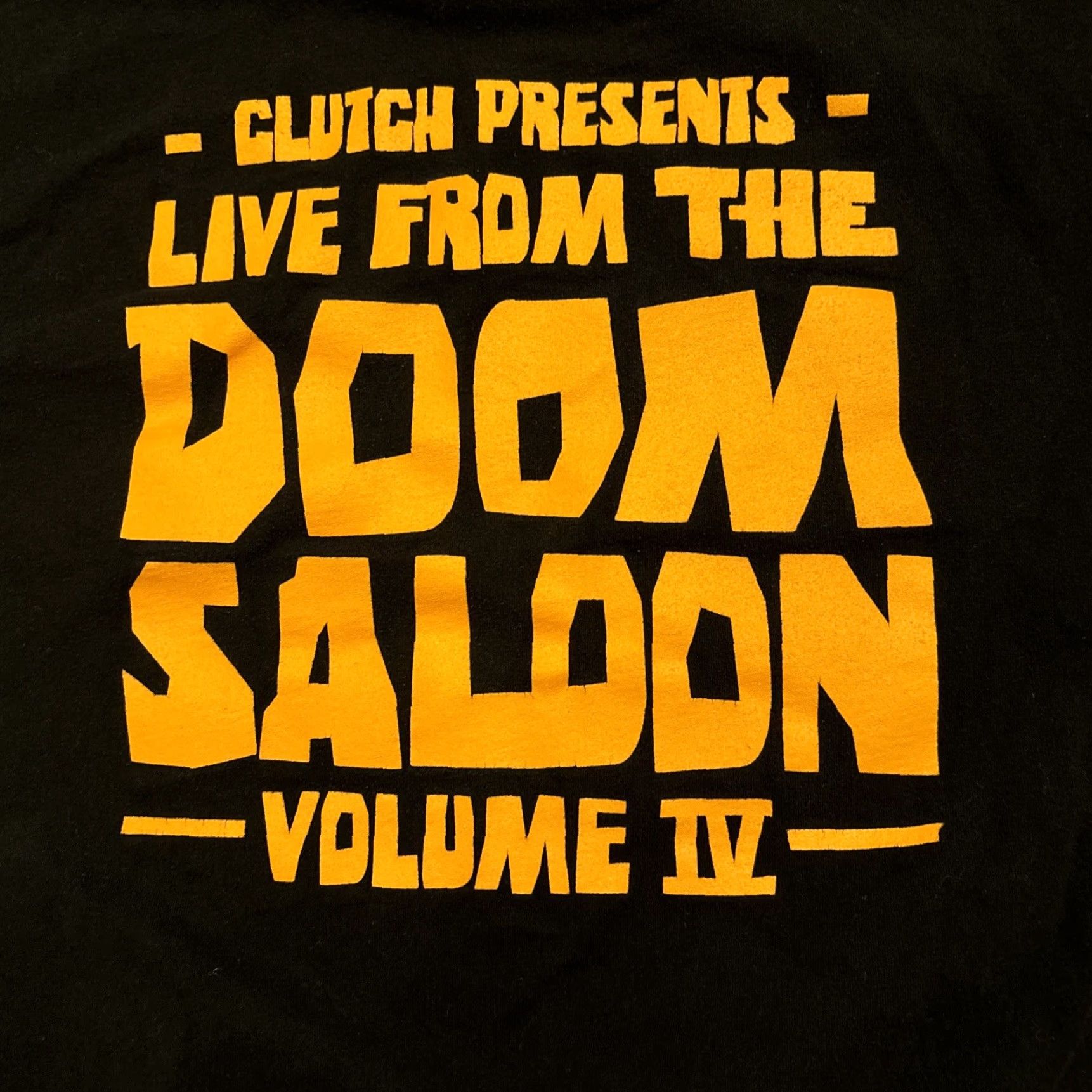Next Level VINTAGE Clutch Shirt Black 2XL T-Shirt Next Level Men 90s Doom Saloon IV Concert Merch Mens Size US XXL / EU 58 / 5 - 5 Thumbnail