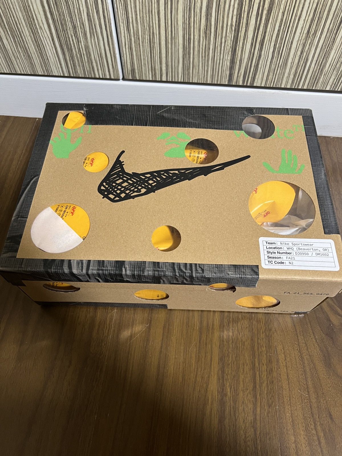 Nike × Off-White Nike Dunk Off White 3 of 50 Size US 12 / EU 45 - 8 Thumbnail