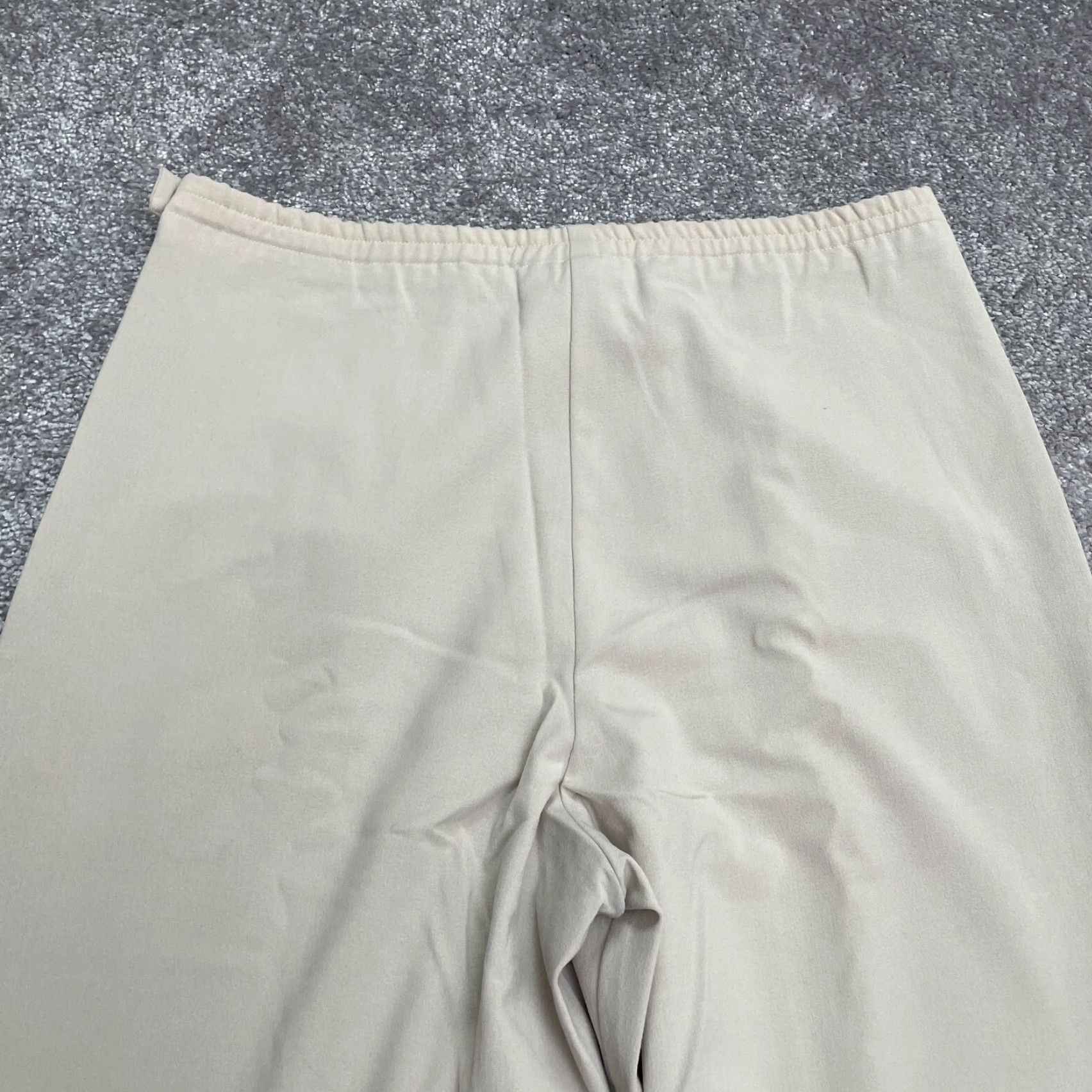 Coldwater Creek Coldwater Creek Dress Pants Womens 10 Beige 32x30 Straight Leg High Rise Trouser Size 32" / US 10 / IT 46 - 3 Thumbnail