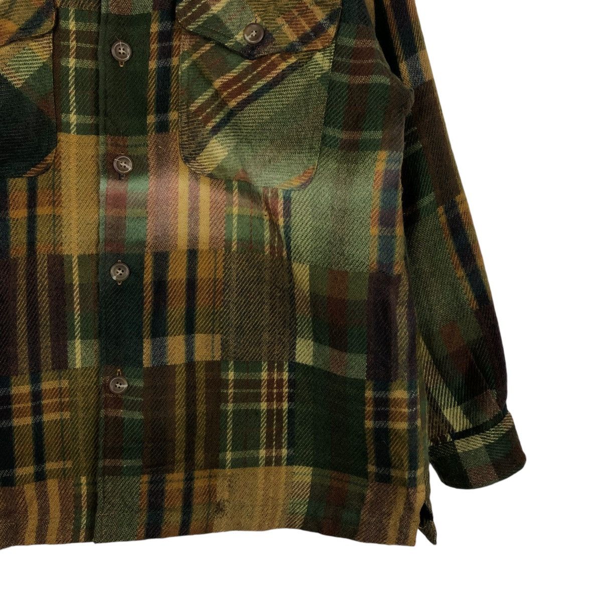 Hysteric Glamour 🔥VINTAGE WORKER JACKET BUTTON PARADISE II TARTAN DESIGN Size US L / EU 52-54 / 3 - 7 Thumbnail