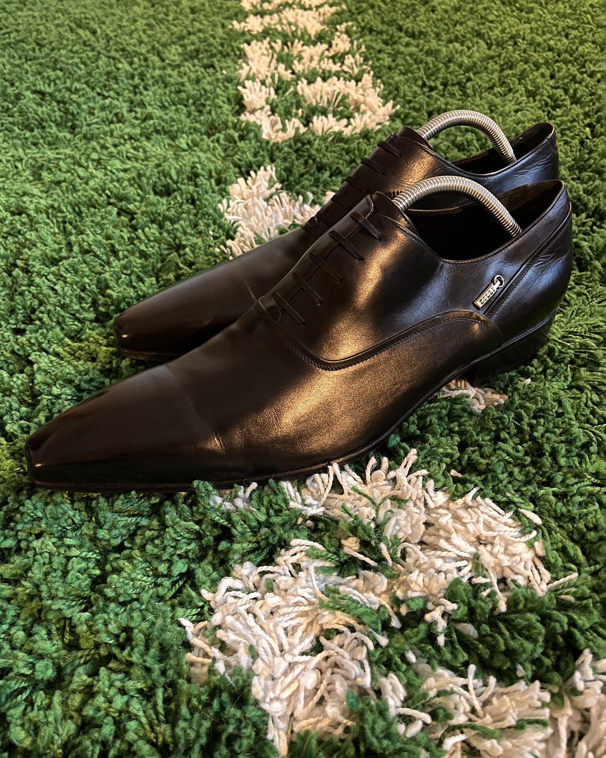 image of Zilli Oxford Shoes in Black, Men's (Size 11)