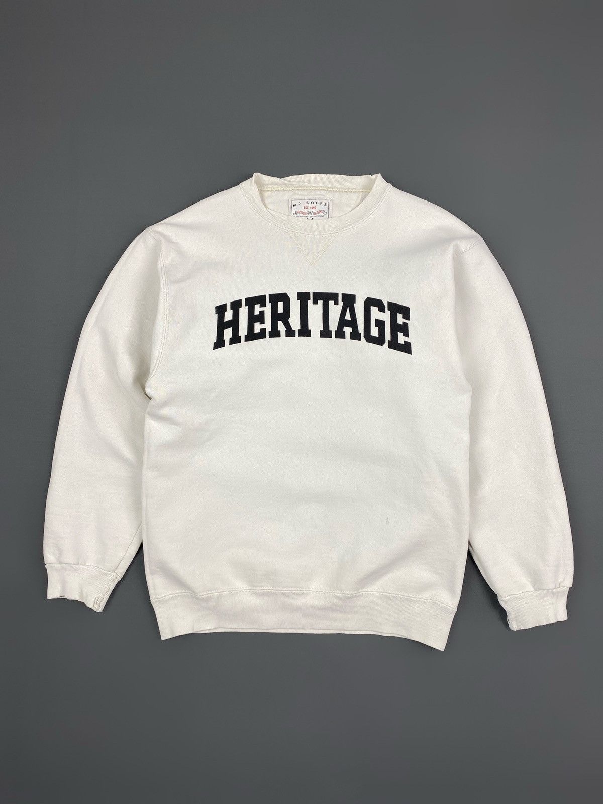 Vintage 90’s Vintage Distressed Soffe Heritage Spell Out Sweatshirt Size US M / EU 48-50 / 2 - 1 Thumbnail