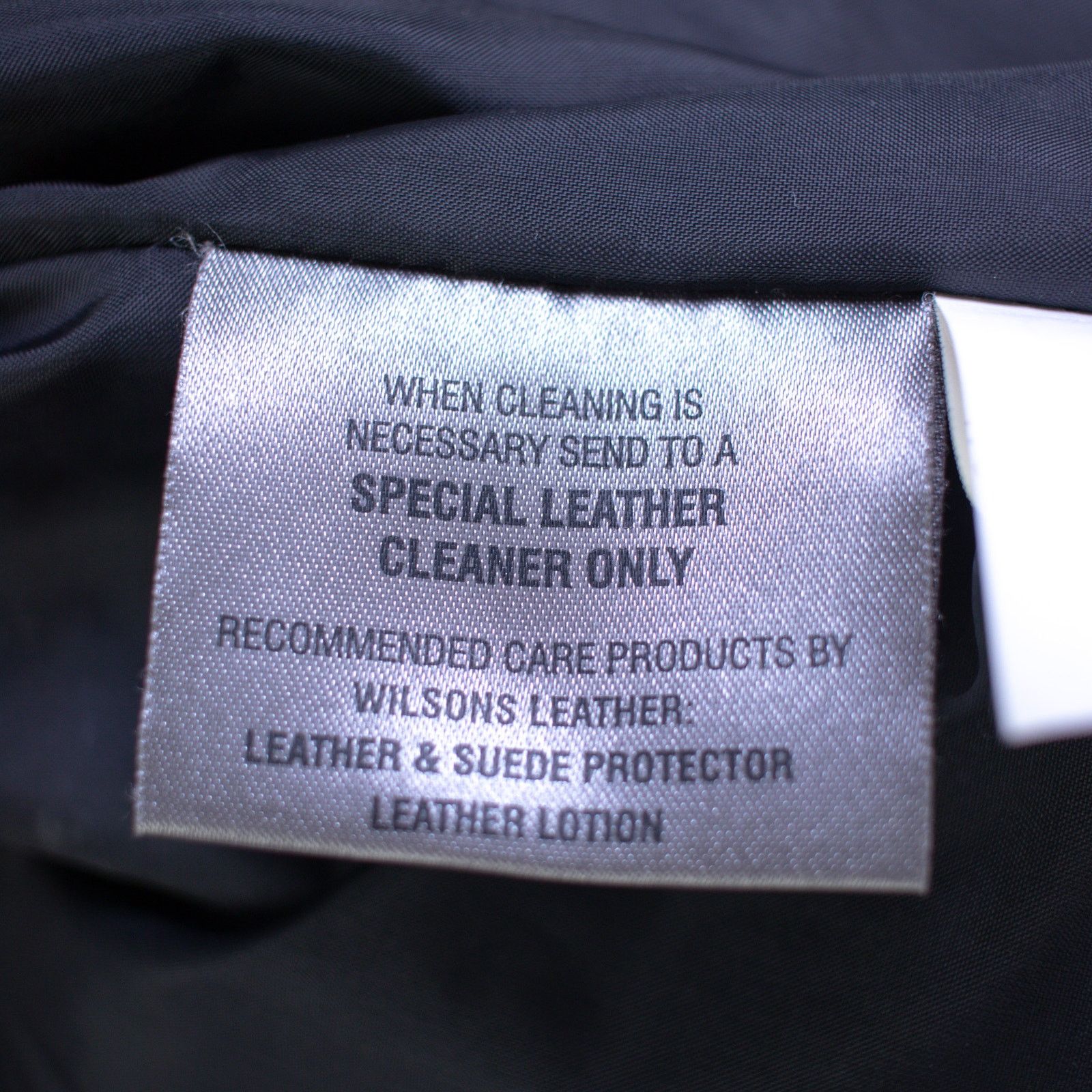 Wilsons Leather Wilsons Leather Sized Medium Black Genuine Leather Jacket Size M / US 6-8 / IT 42-44 - 5 Thumbnail