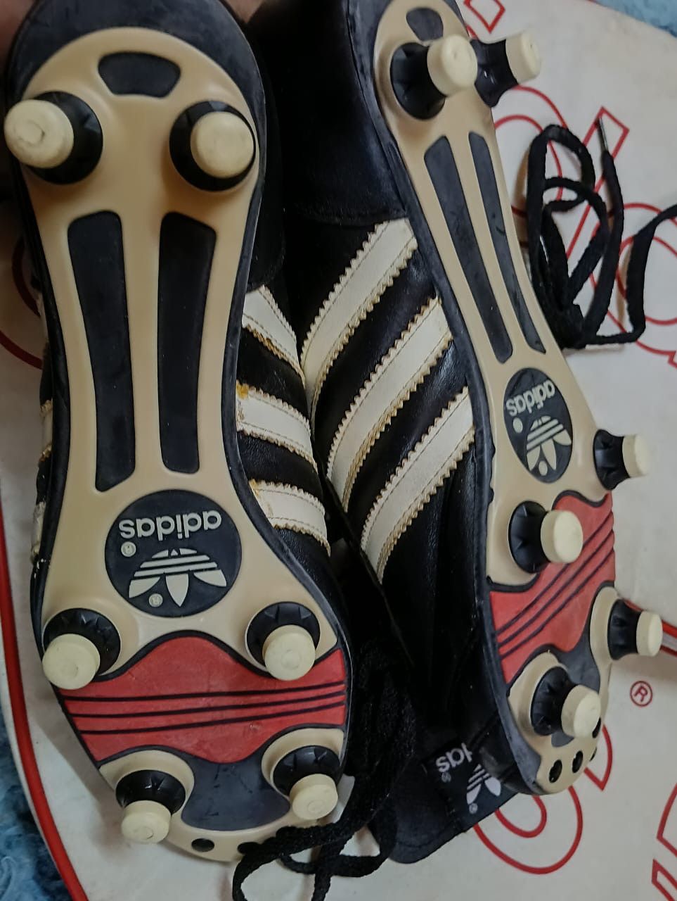 Adidas × Vintage Vintage Adidas World Cup ‘82 UK 5 Size US 5.5 / EU 38 - 11 Thumbnail