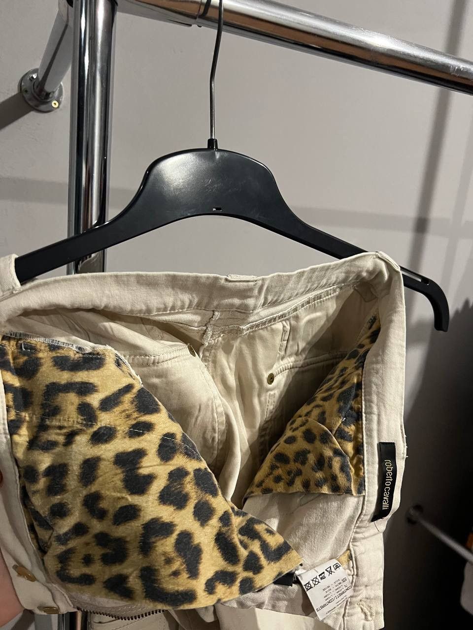 Roberto Cavalli ROBERTO CAVALLI CAPRI LEOPARD EDITION ARCHIVAL CARGO PANTS S Size 32" / US 10 / IT 46 - 8 Thumbnail