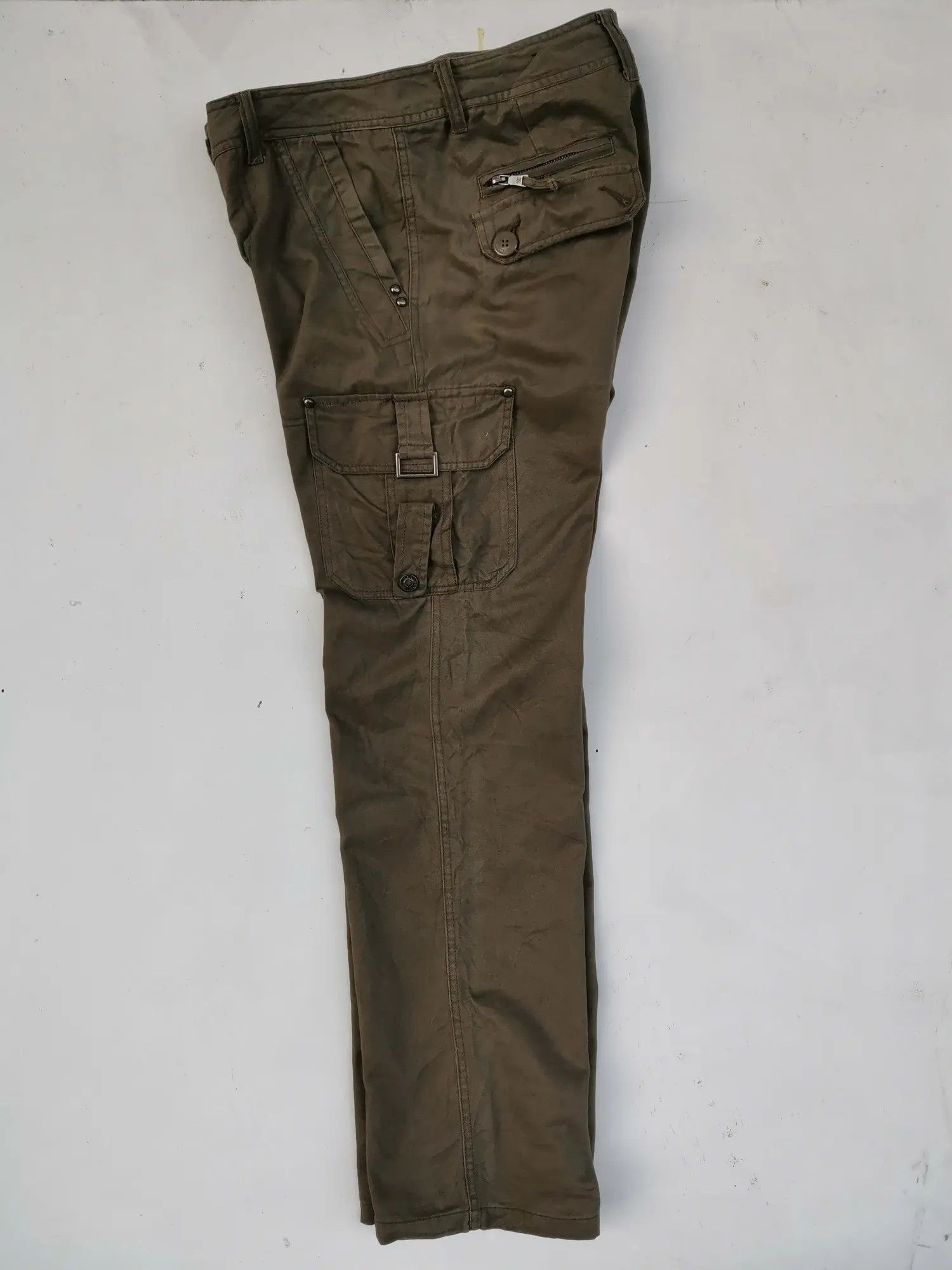 Japanese Brand Rare!!! Ugiz Jeans Tactical Cargo Multipocket Pants Size US 30 / EU 46 - 7 Thumbnail