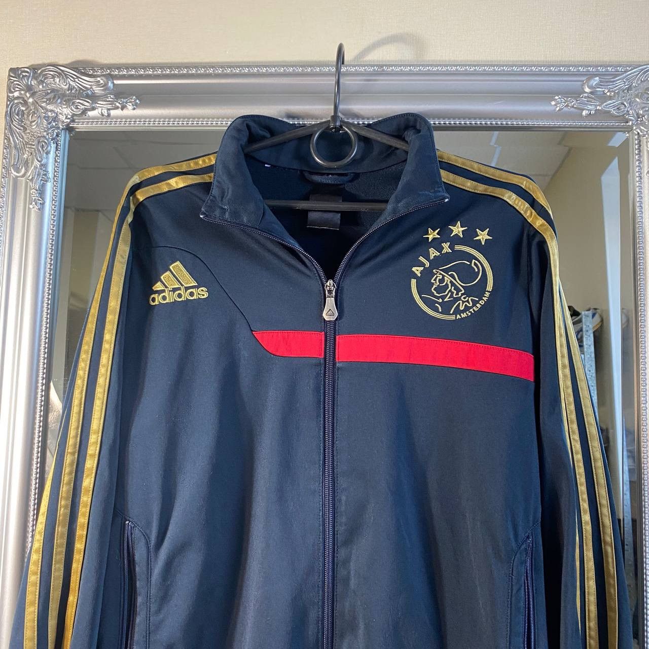 Adidas Adidas Ajax zip up Vintage Home soccer jersey boxy fit Size US M / EU 48-50 / 2 - 2 Thumbnail