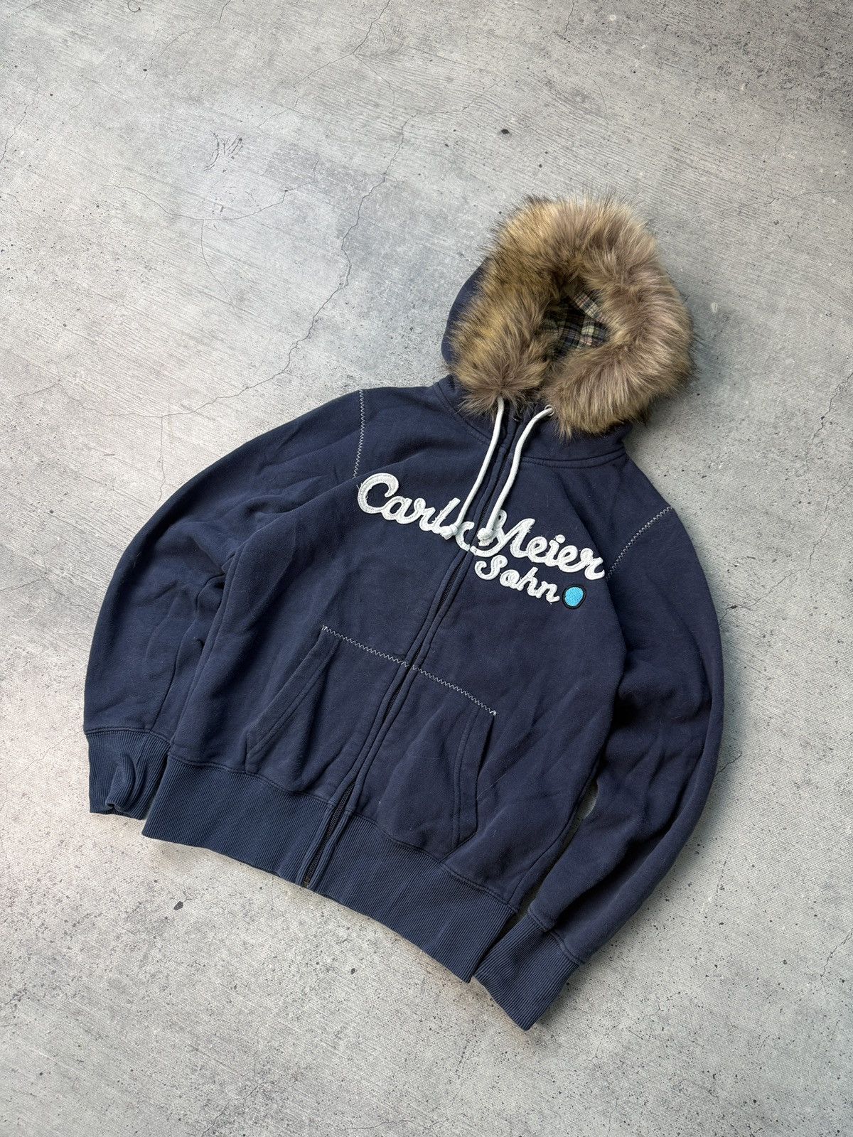 If Six Was Nine Vintage fur hood Abercrombie and fitch style hoodie if6was9 Size US S / EU 44-46 / 1 - 1 Thumbnail