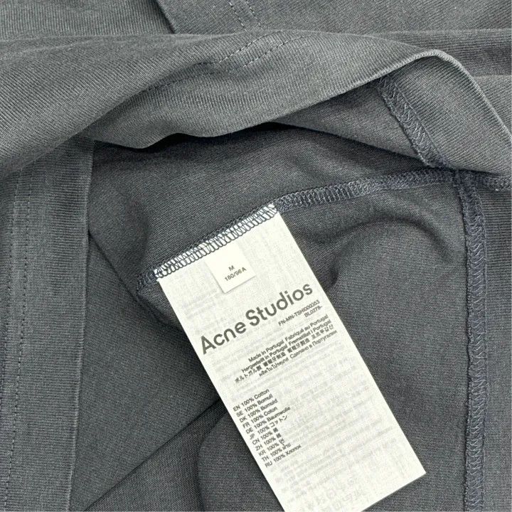 Acne Studios Acne Studios Black Cotton Casual T-Shirt Size US M / EU 48-50 / 2 - 1 Thumbnail