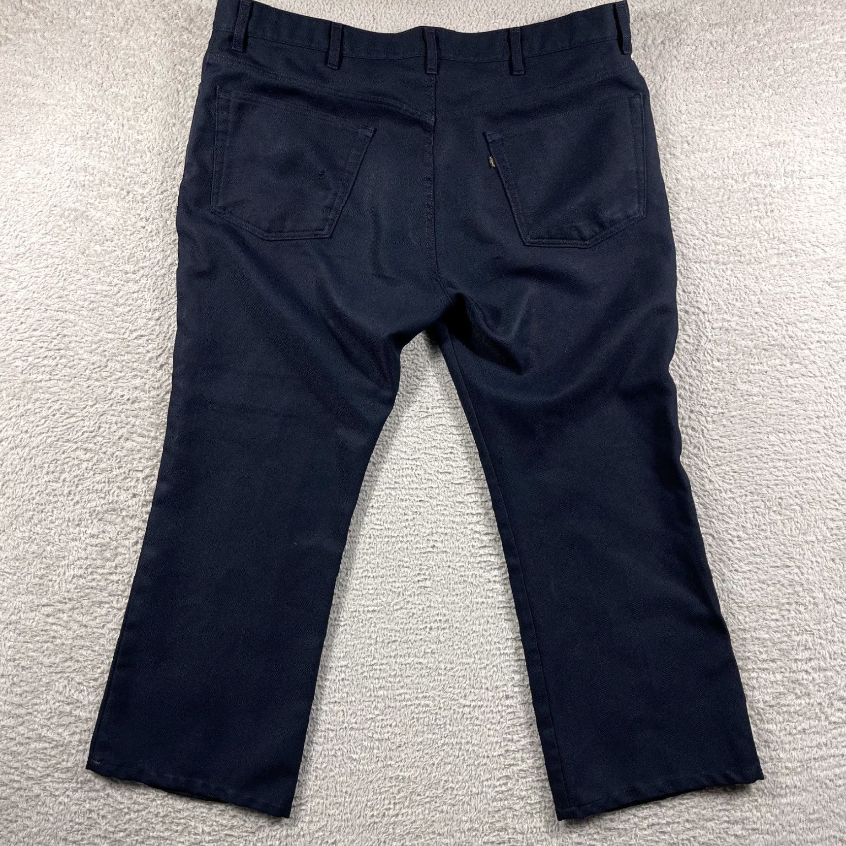 Levi's VINTAGE Levi's Pants Mens 42x30 Black 517 Bootcut Polyester Gold Tab Western Y2K Jeans Trousers Mens Size US 42 / EU 58 - 2 Thumbnail