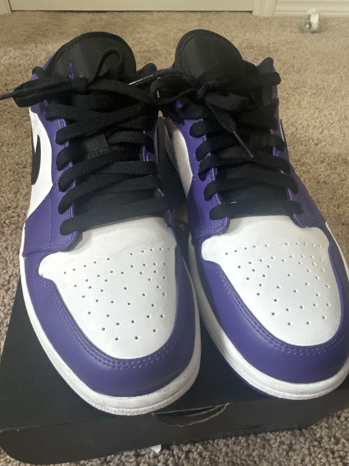 Jordan Brand × Nike Jordan 1 low court purple Size US 10.5 / EU 43-44 - 6 Thumbnail