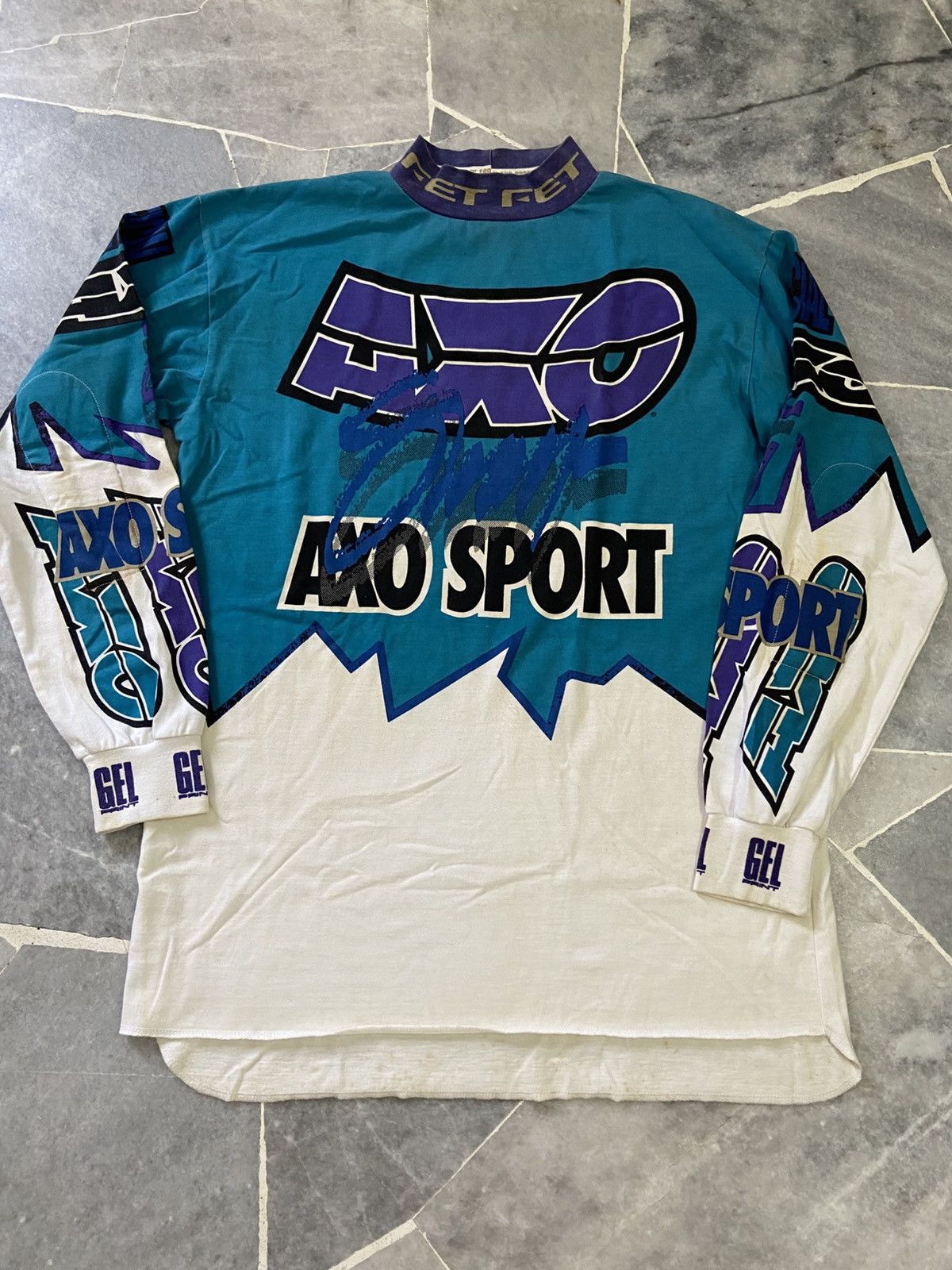 Vintage 1992 Axo Team Pro Circuit Racing Motocross Jersey Large Size US L / EU 52-54 / 3 - 1 Thumbnail