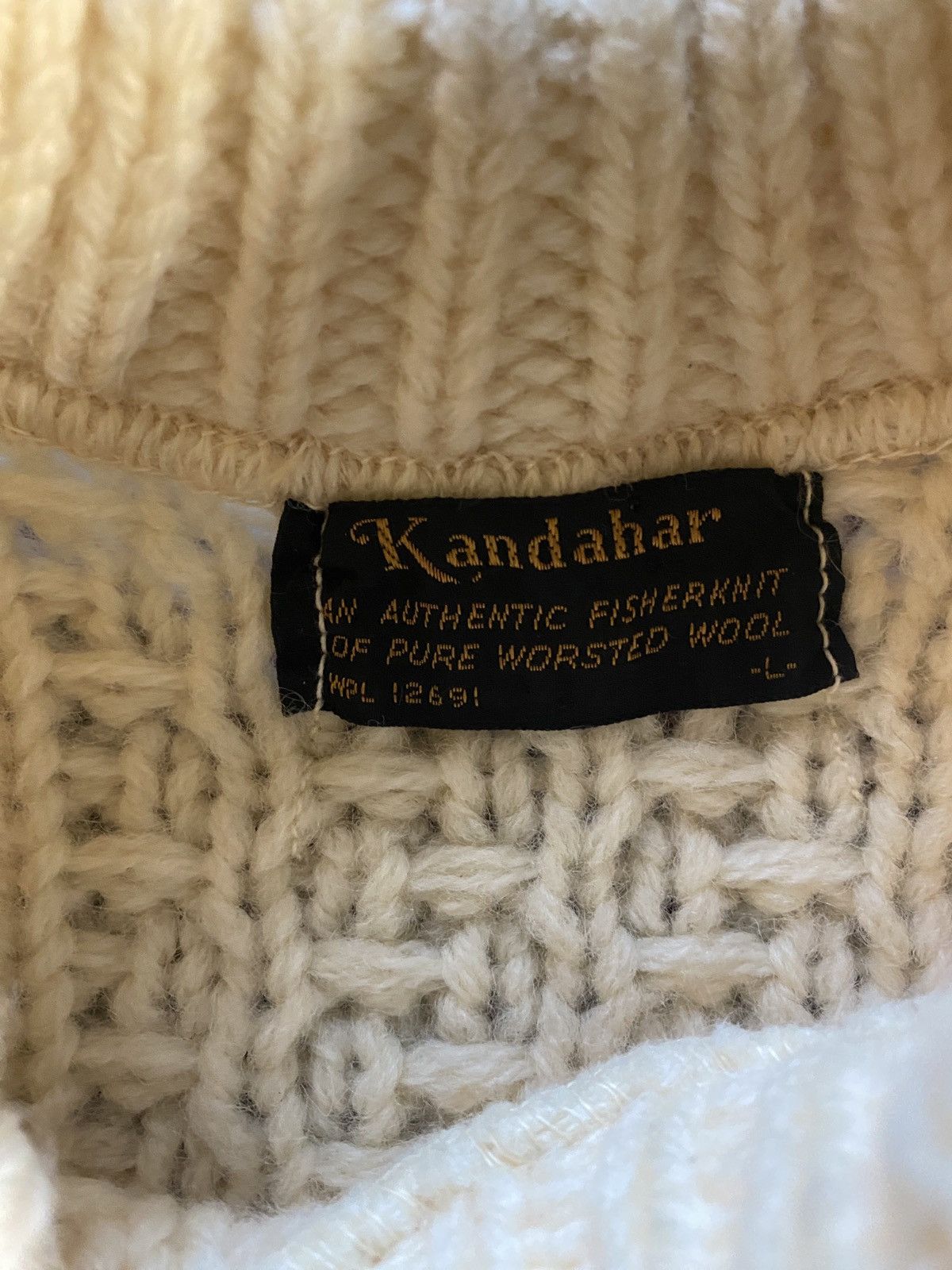 Vintage Vintage 50’s/60’s Kandahar Wool Cable Knit Fisherman Sweater Size US M / EU 48-50 / 2 - 5 Thumbnail