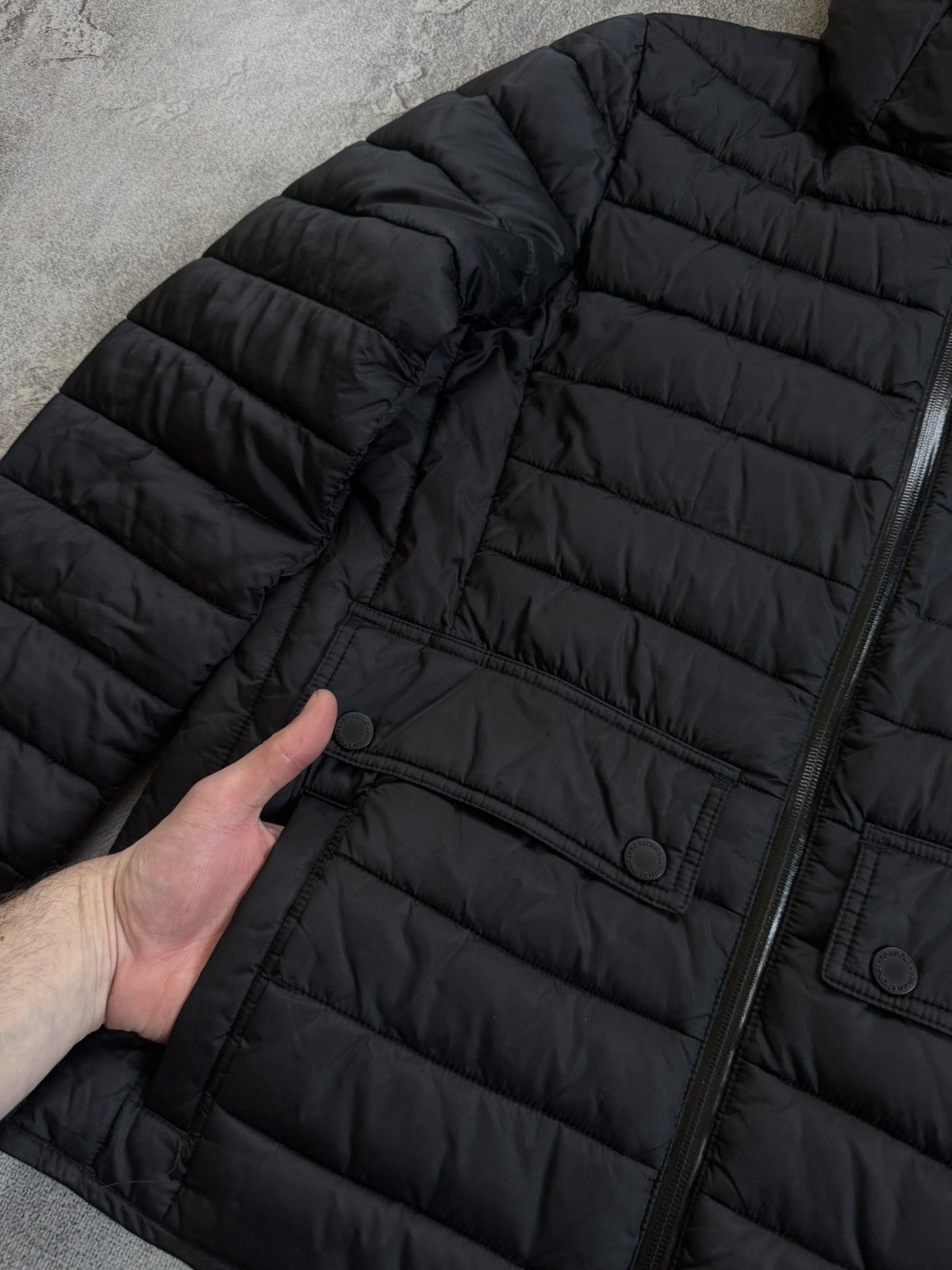 Barbour Barbour International Ouston hooded quilted jacket fibredown Size US L / EU 52-54 / 3 - 8 Thumbnail