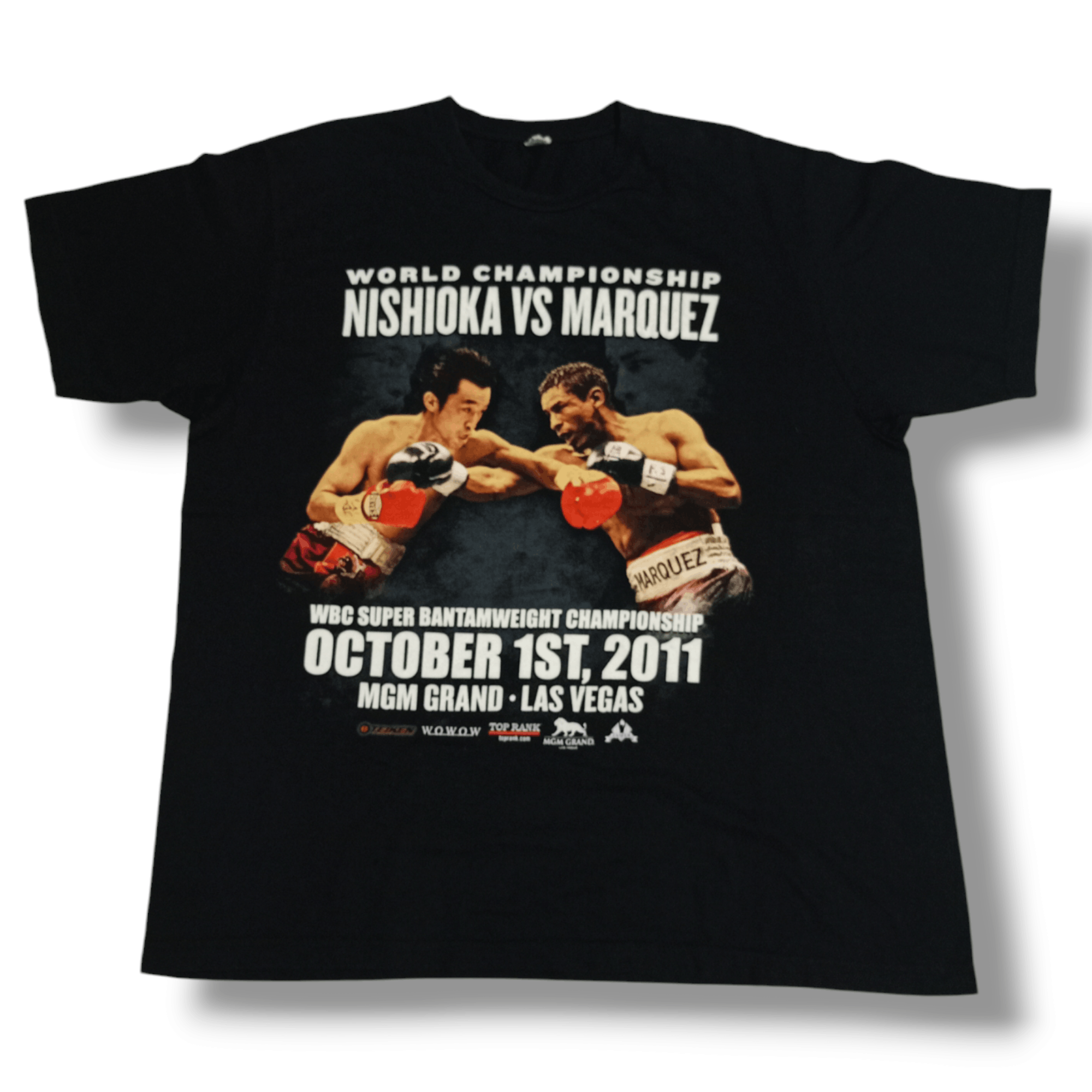 Vintage Vintage Y2K boxing t shirt Size US XL / EU 56 / 4 - 1 Thumbnail