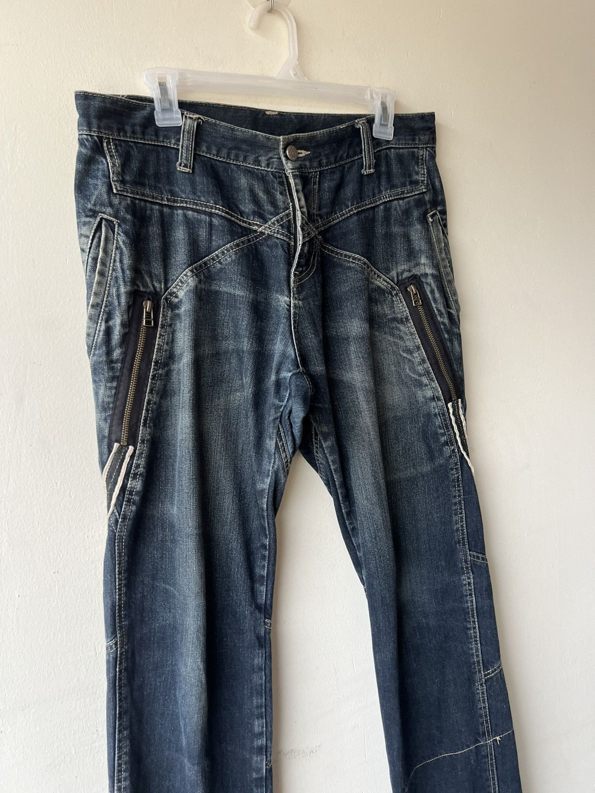 PPFM Vintage PPFM Japan Rare Design Denim Jeans Size US 32 / EU 48 - 19 Thumbnail