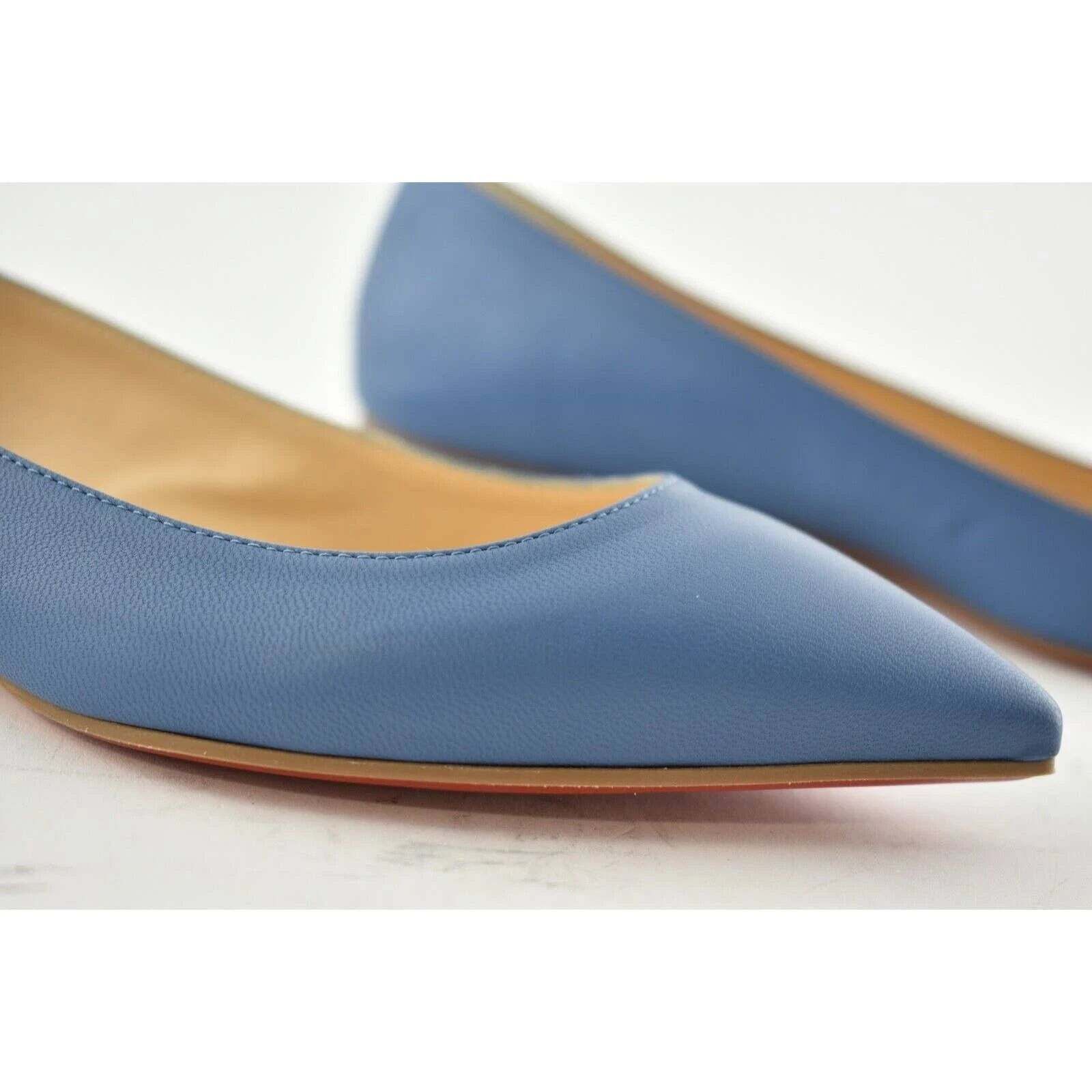 Christian Louboutin Christian Louboutin Ballalla Flat Blue Jeans Nappa Pointed Size US 6 / IT 36 - 4 Thumbnail