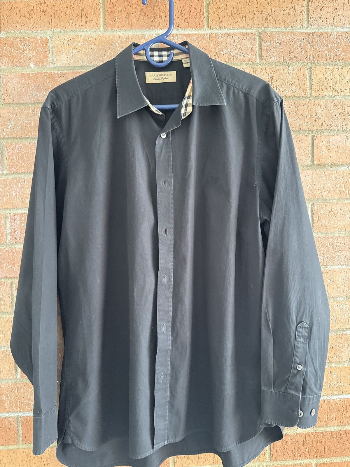 Burberry Burberry Logo Button Down Size US XL / EU 56 / 4 - 1 Thumbnail