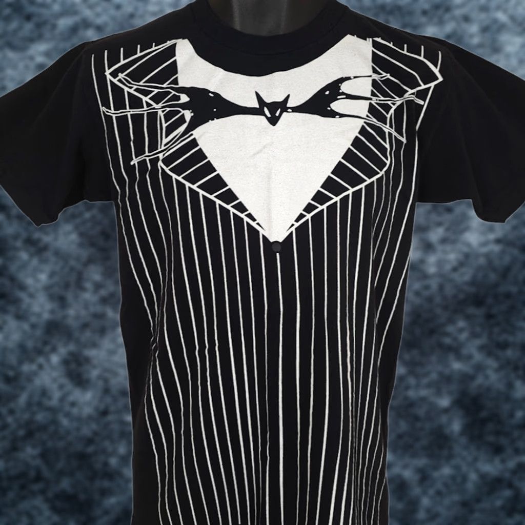 Disney Nightmare Before Christmas T Shirt Mens Size Medium Black Disney Jack Skellington Tuxedo Size US M / EU 48-50 / 2 - 1 Thumbnail