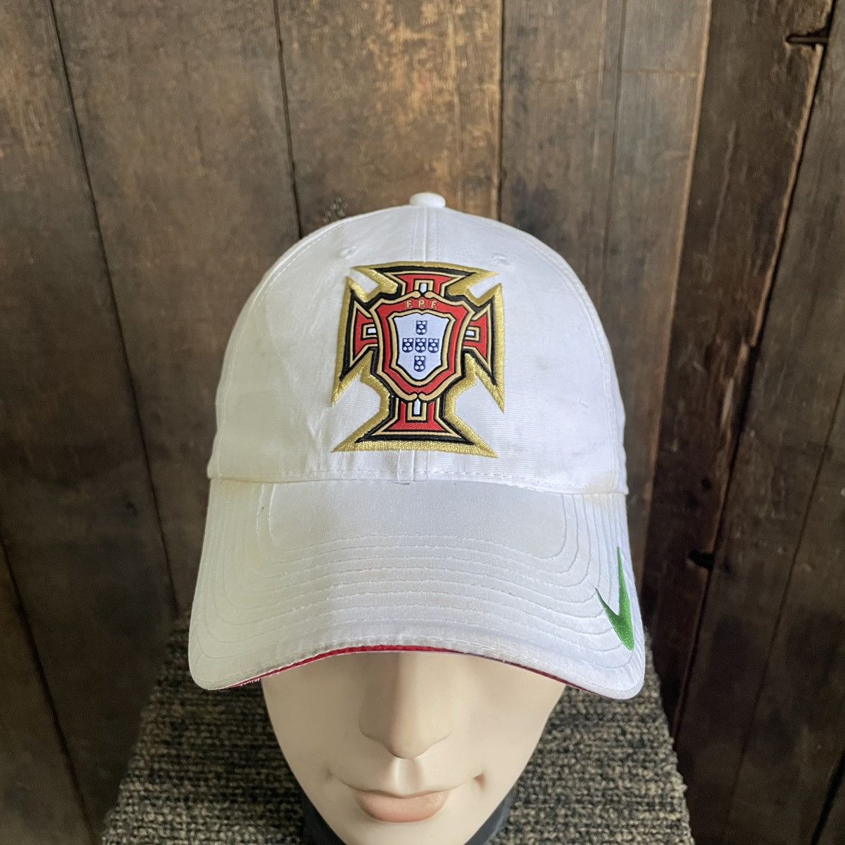Nike × Vintage Vintage Nike Portugal Dad hat Size ONE SIZE - 2 Thumbnail
