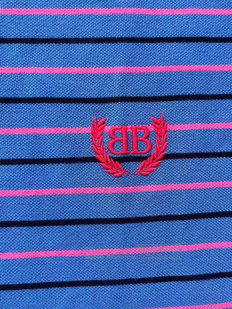 Balenciaga Balenciaga Cotton Mesh Embroidered Striped Short Sleeve Po Size US L / EU 52-54 / 3 - 3 Thumbnail