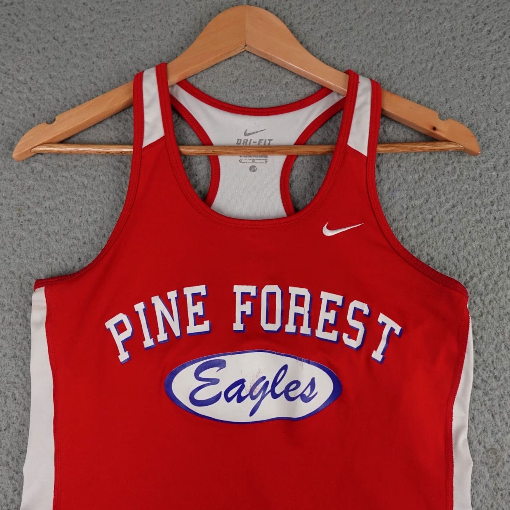 Nike Nike Dri-Fit Shirt Womens Medium Red Sleeveless Singlet Running Gym Size M / US 6-8 / IT 42-44 - 4 Thumbnail