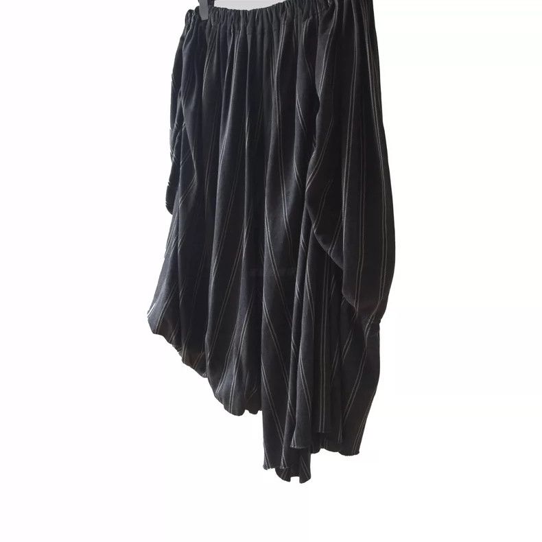Y's Y's size 2 Striped drape pleated midi pants Size US 28 / EU 44 - 6 Thumbnail