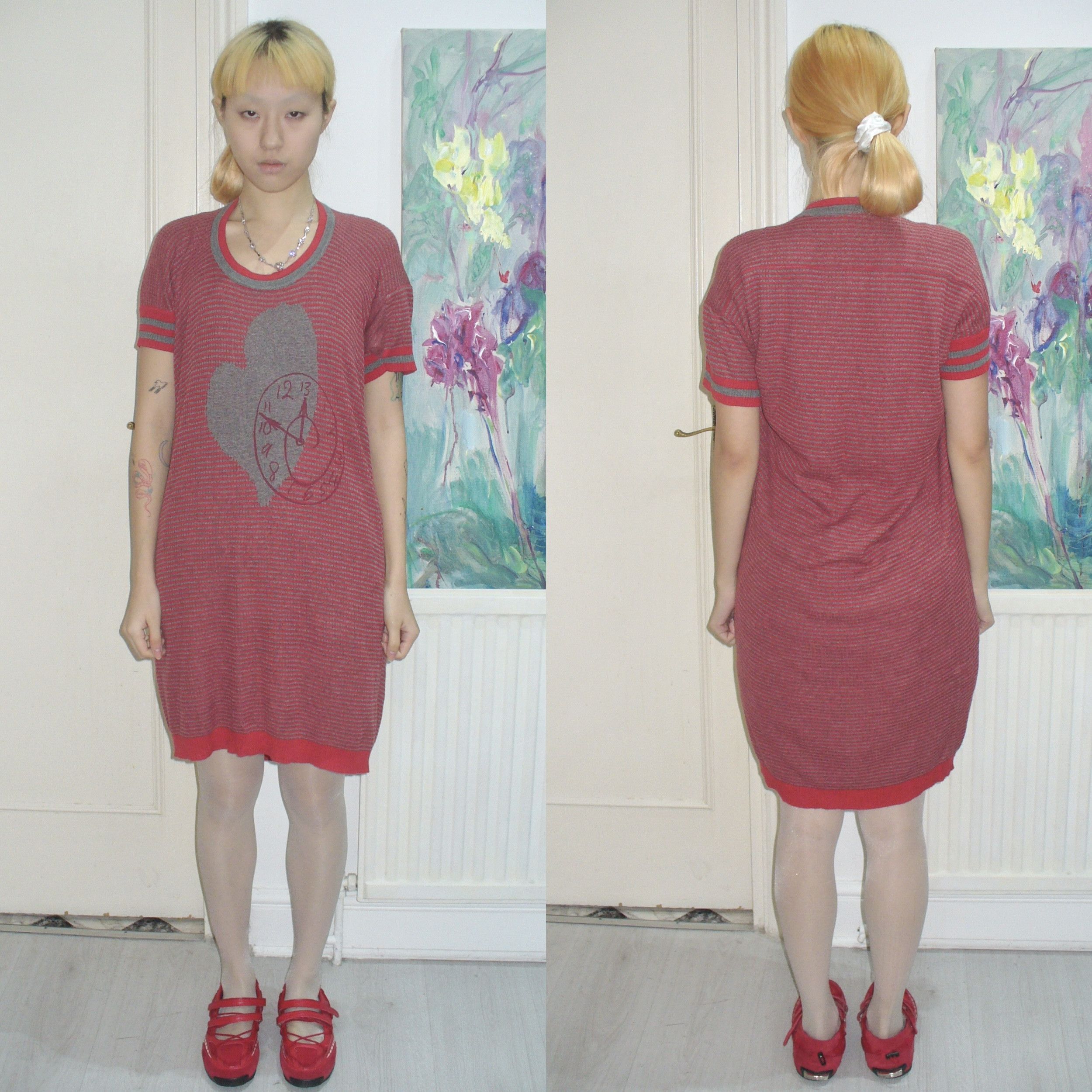 Vivienne Westwood Made in Japan Vivienne Westwood time and heart dress Size M / US 6-8 / IT 42-44 - 2 Thumbnail