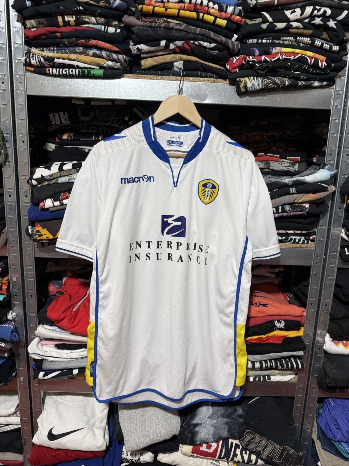 Macron Vintage Macron Leeds United 2012 2013 Home Soccer Jersey Size US XL / EU 56 / 4 - 1 Thumbnail