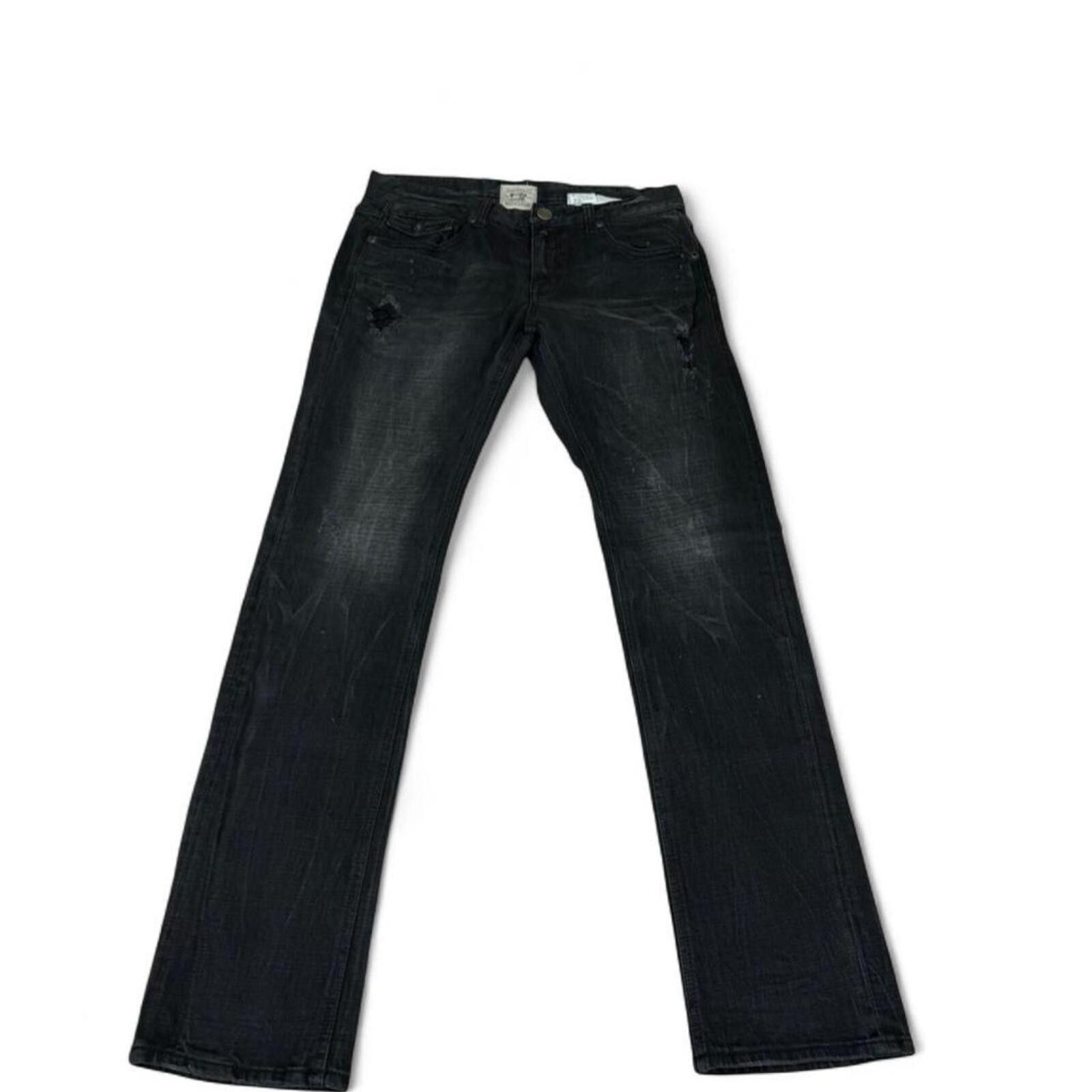 True Religion Buckaroo black shade flap pockets denim jeans Size US 32 / EU 48 - 1 Thumbnail