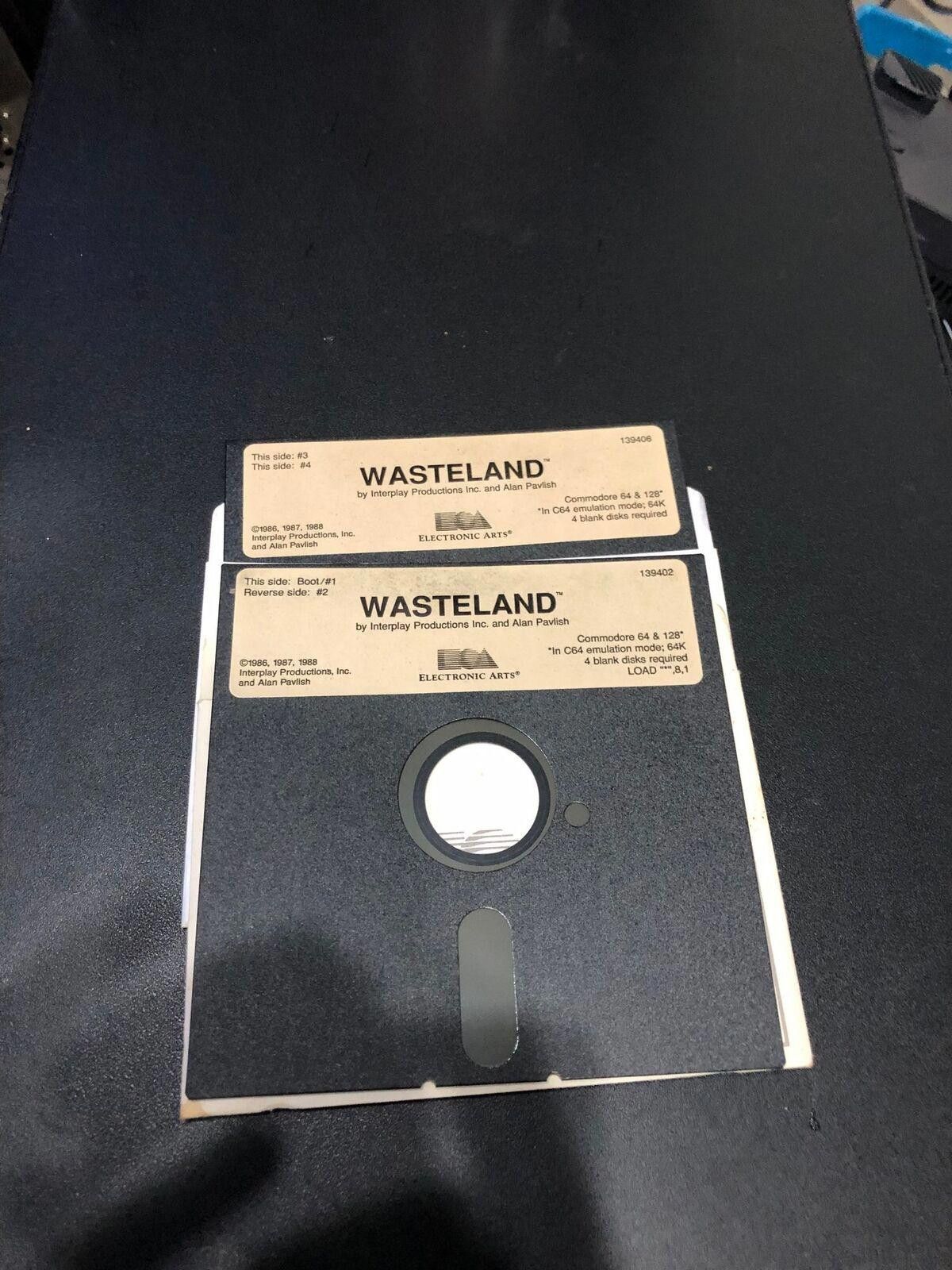 Designer Wasteland Game Program Disk Commodore 64 C64 5.25