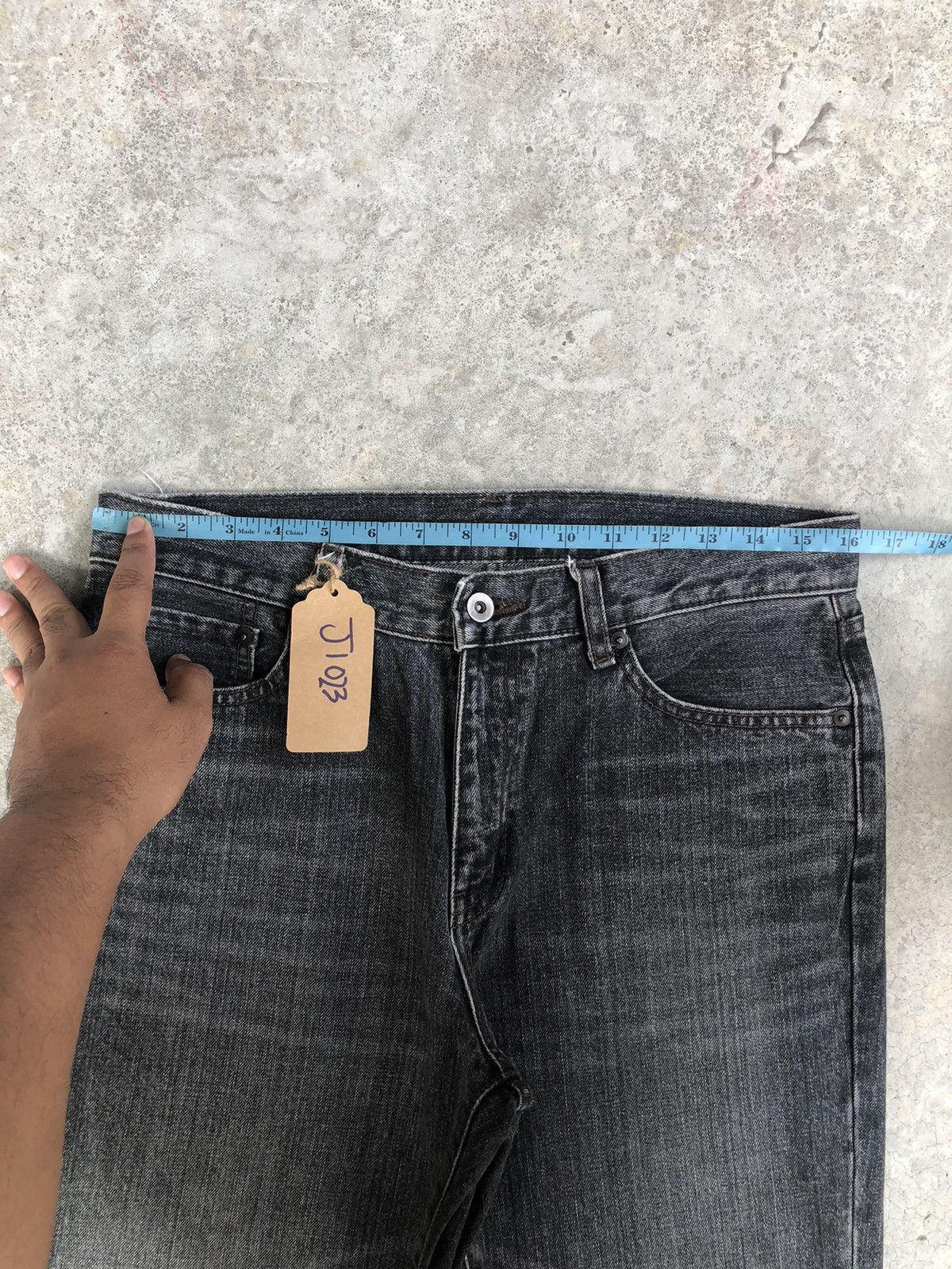 If Six Was Nine Japanese Uniqlo Flared Jeans Distressed Jeans Size US 32 / EU 48 - 16 Thumbnail