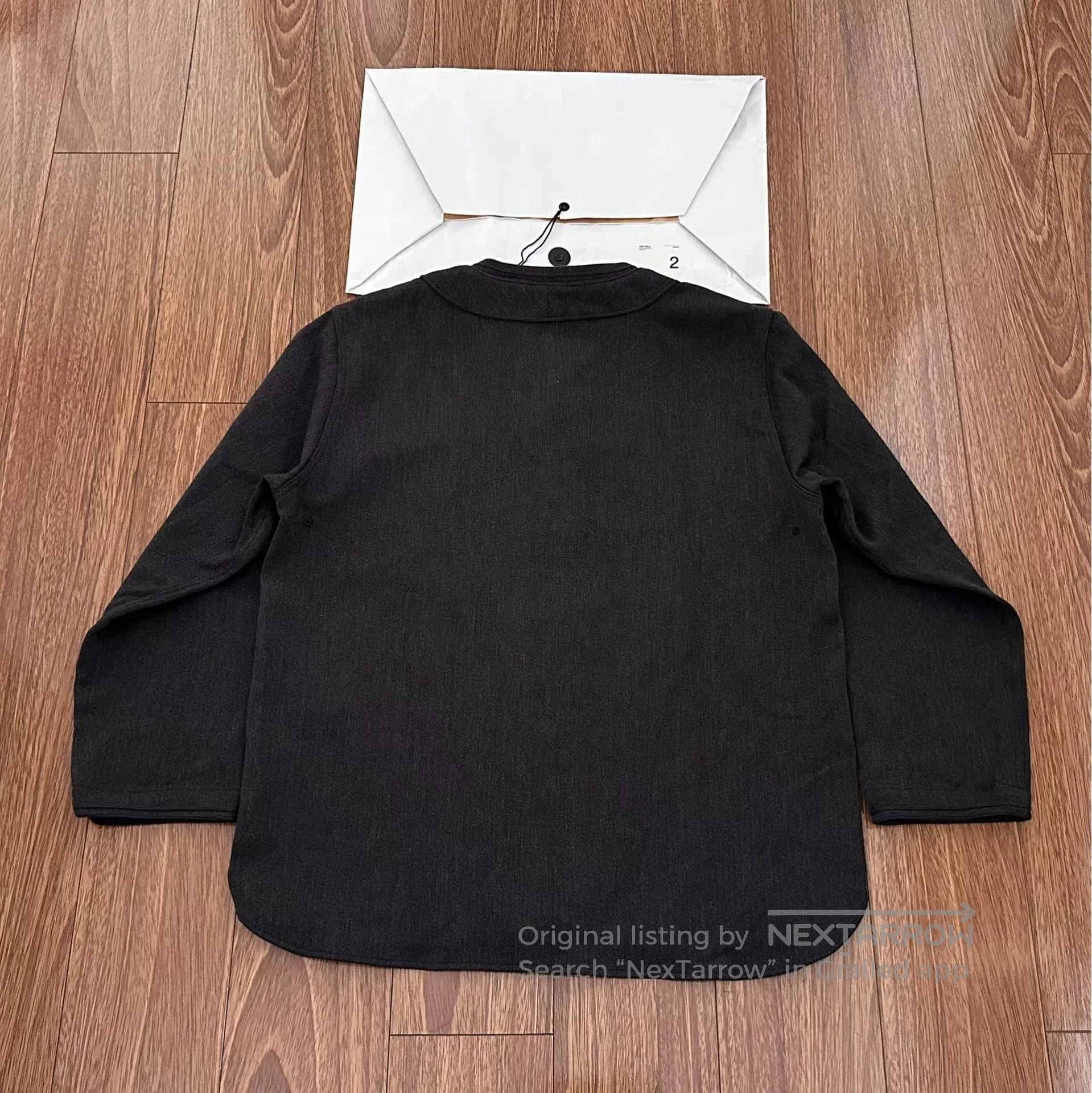 Visvim visvim dugout long sleeve shirt in black. Size US M / EU 48-50 / 2 - 2 Thumbnail